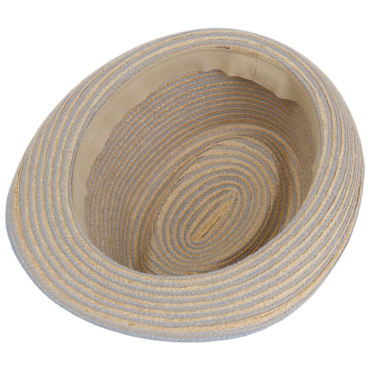 Light Twotone Trilby Straw Hat - JJ Hat Center ®
