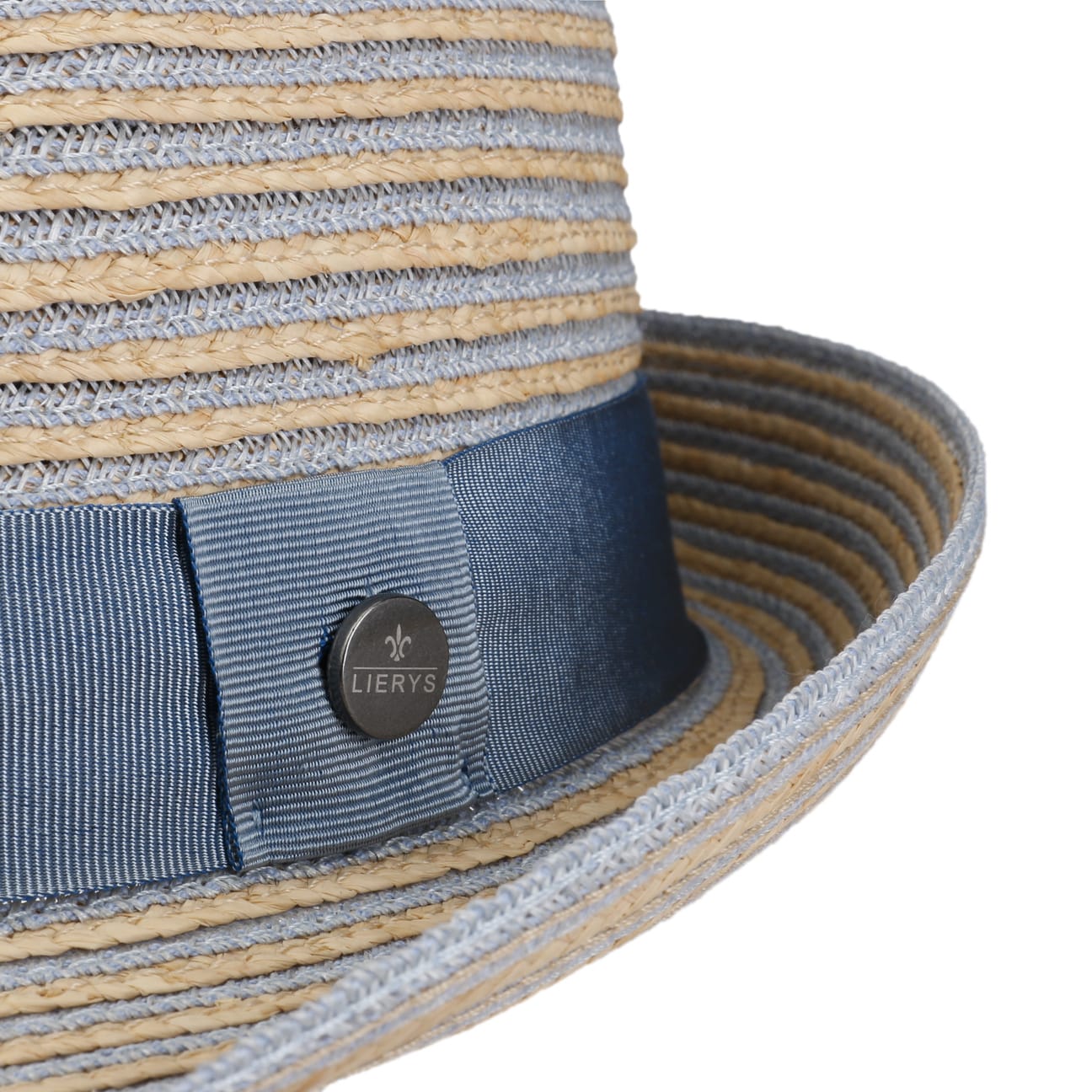 Light Twotone Trilby Straw Hat - JJ Hat Center ®