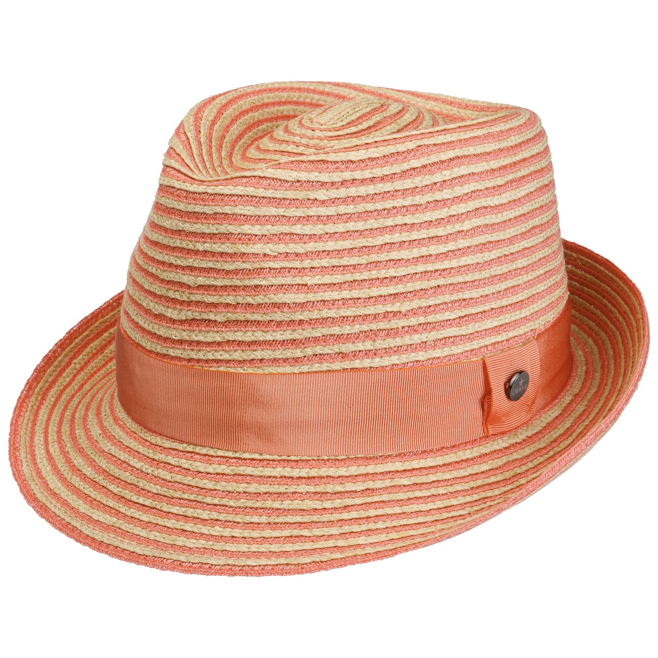 Light Twotone Trilby Straw Hat - JJ Hat Center ®