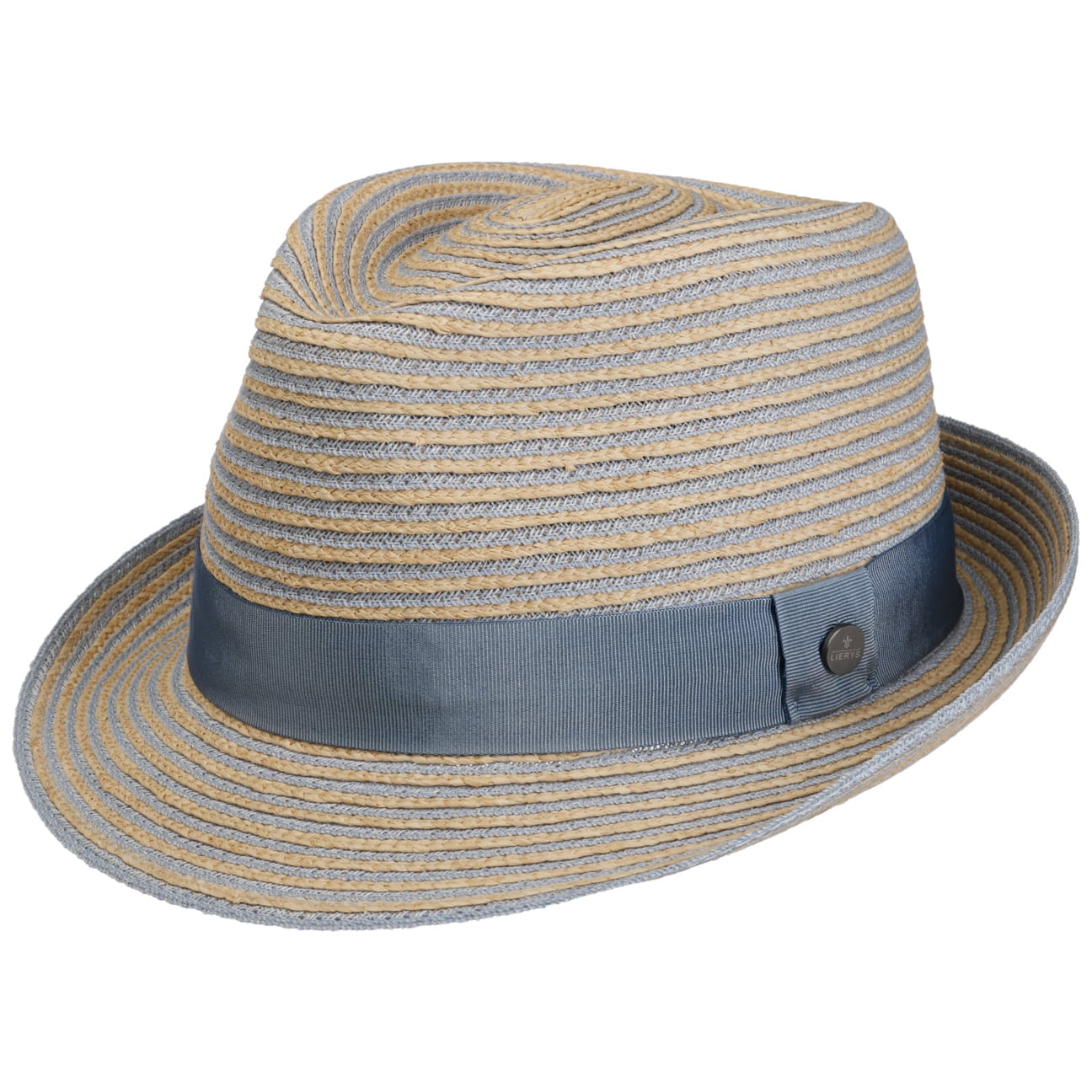 Light Twotone Trilby Straw Hat - JJ Hat Center ®