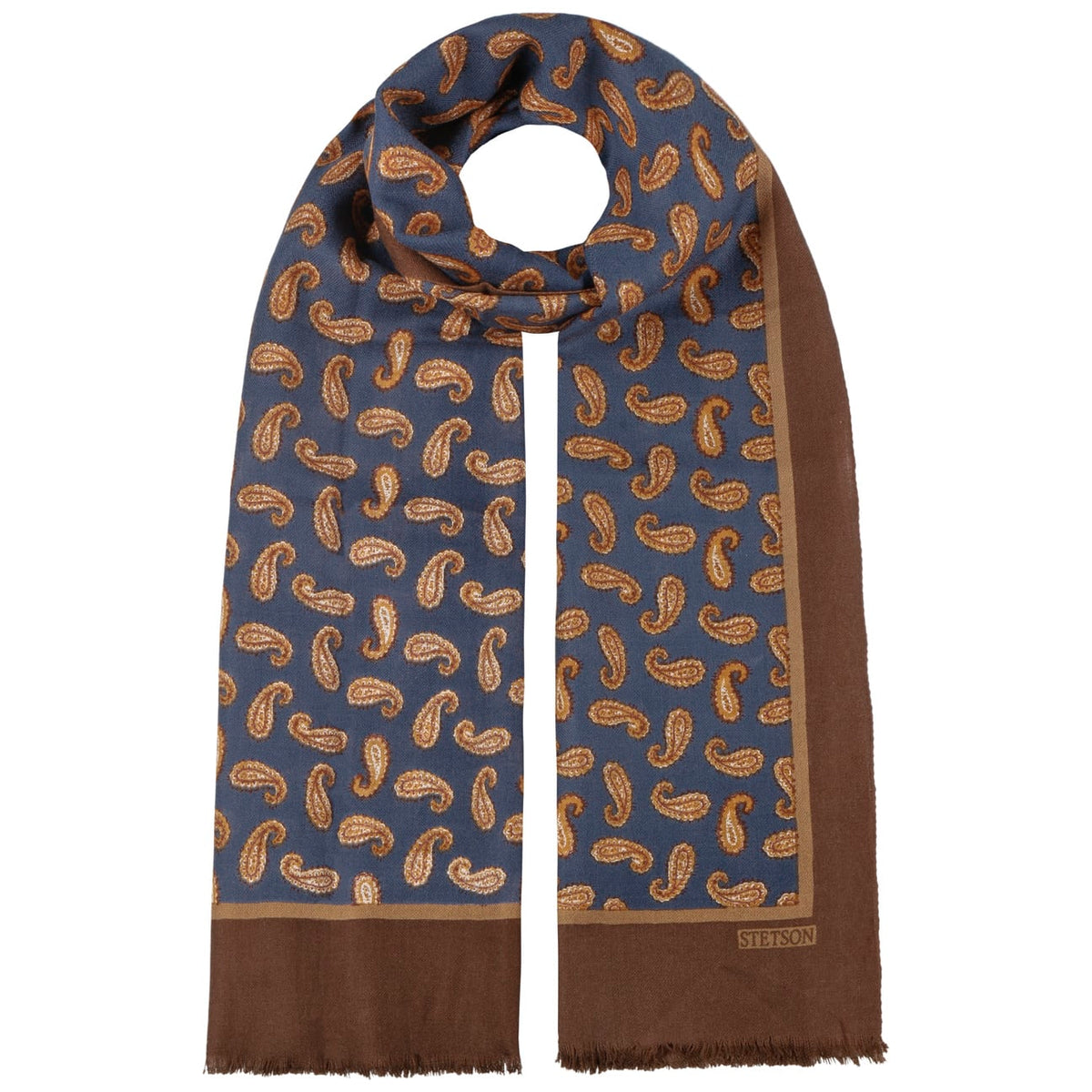 Fine Paisley Wool Scarf - JJ Hat Center ®