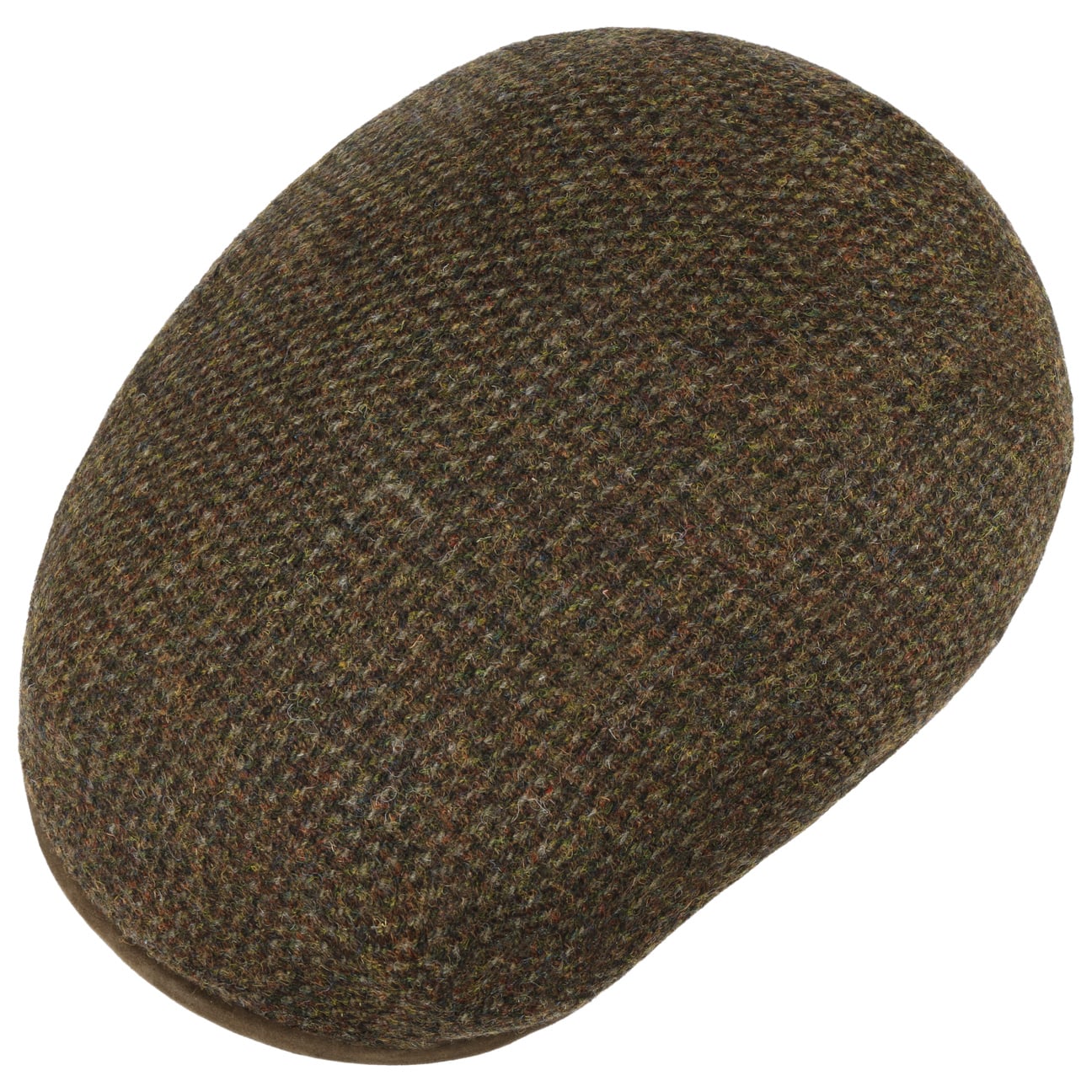 Kent Virgin Wool Harris Tweed Flat Cap - JJ Hat Center ®