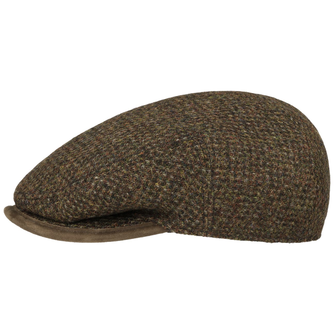 Kent Virgin Wool Harris Tweed Flat Cap - JJ Hat Center ®