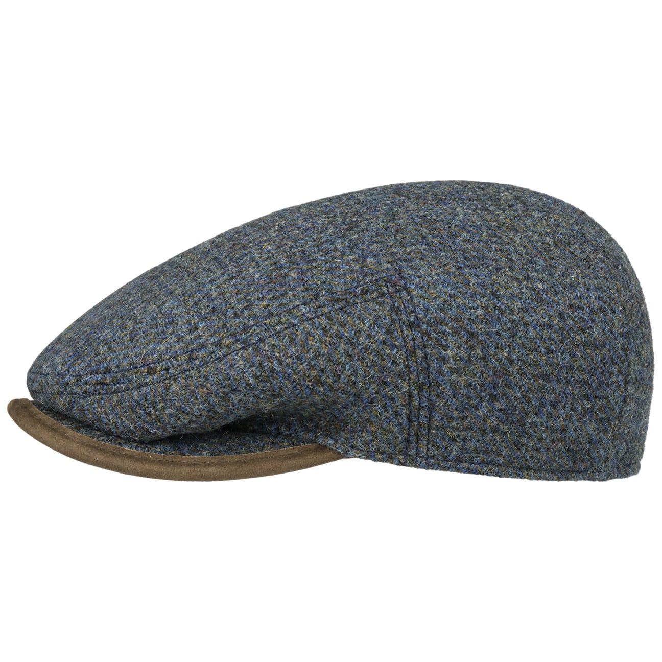 Kent Virgin Wool Harris Tweed Flat Cap - JJ Hat Center ®