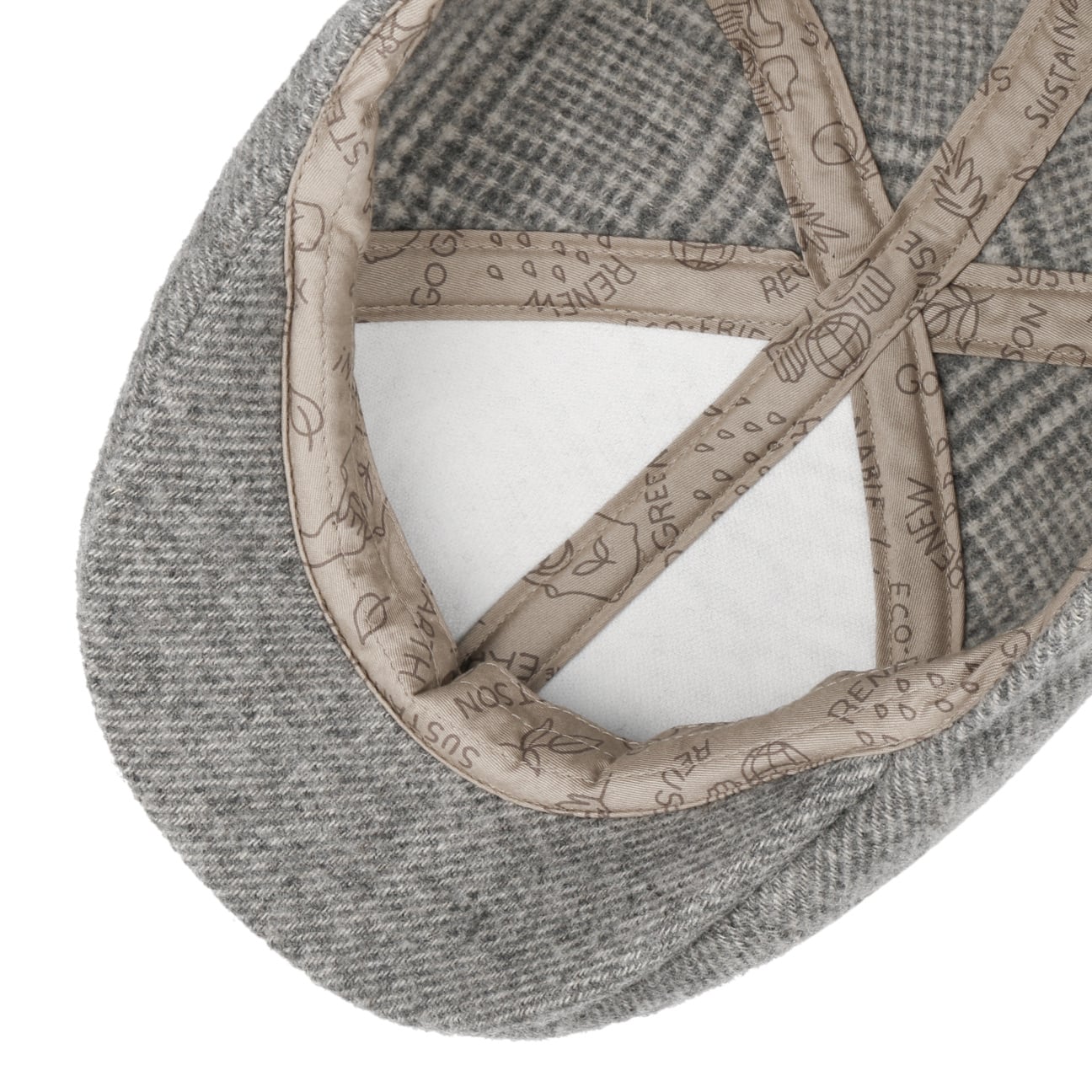 Texas Undyed Virgin Wool Flat Cap - JJ Hat Center ®