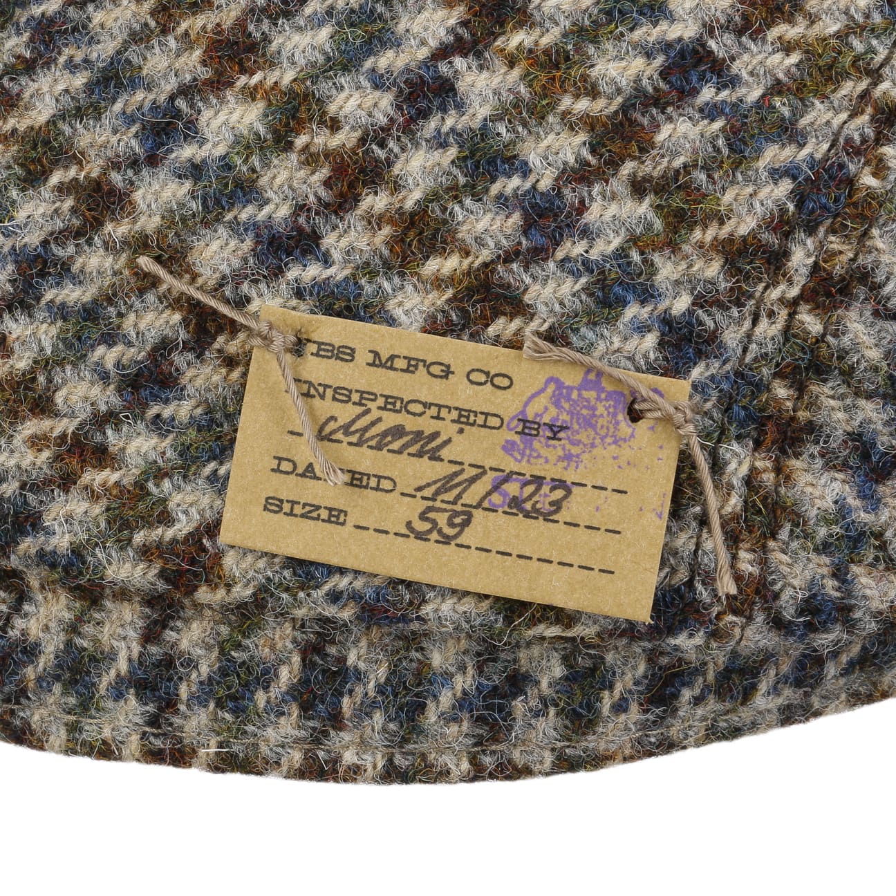 Harris Tweed Houndstooth Driver Cap - JJ Hat Center ®