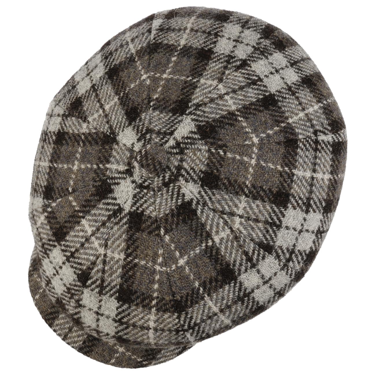 Hatteras Undyed Harris Tweed Newsboy Cap - JJ Hat Center ®