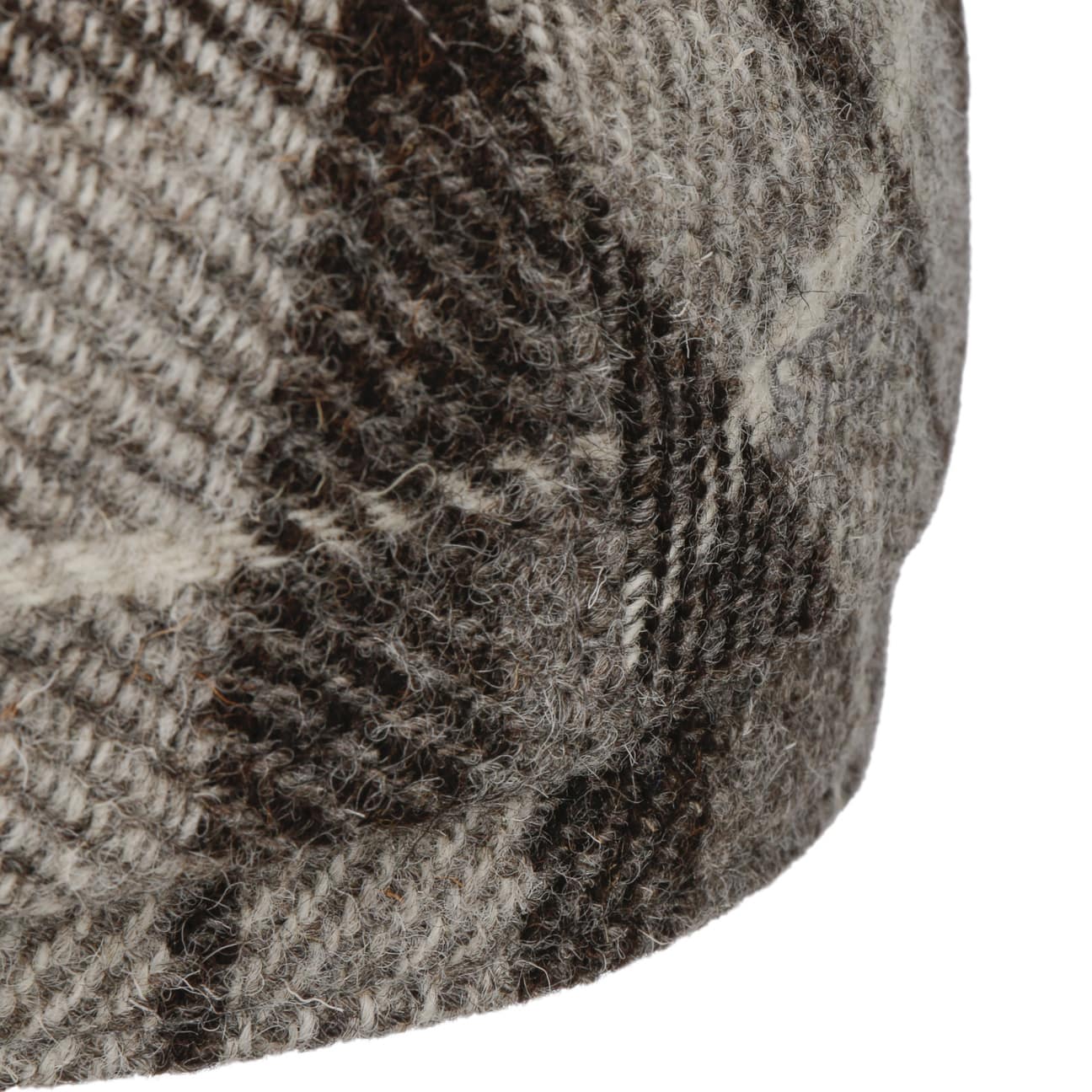 Undyed Harris Tweed Driver Flat Cap - JJ Hat Center ®