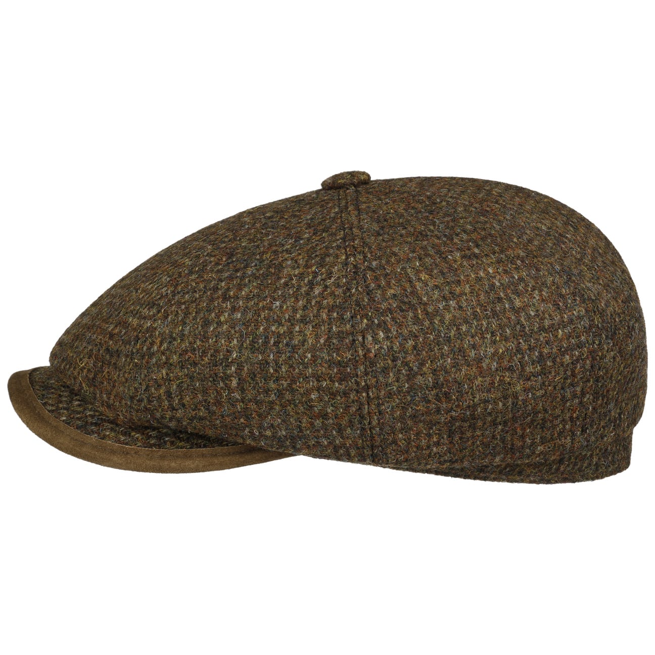 Hatteras Wool Harris Tweed Flat Cap - JJ Hat Center ®