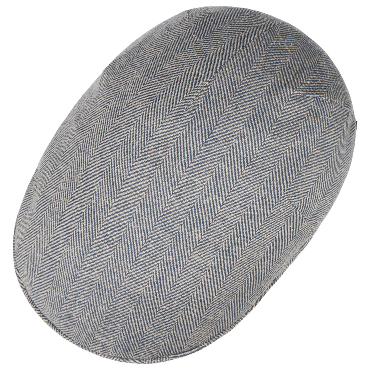 Herringbone Premium Flat Cap by Borsalino - JJ Hat Center ®