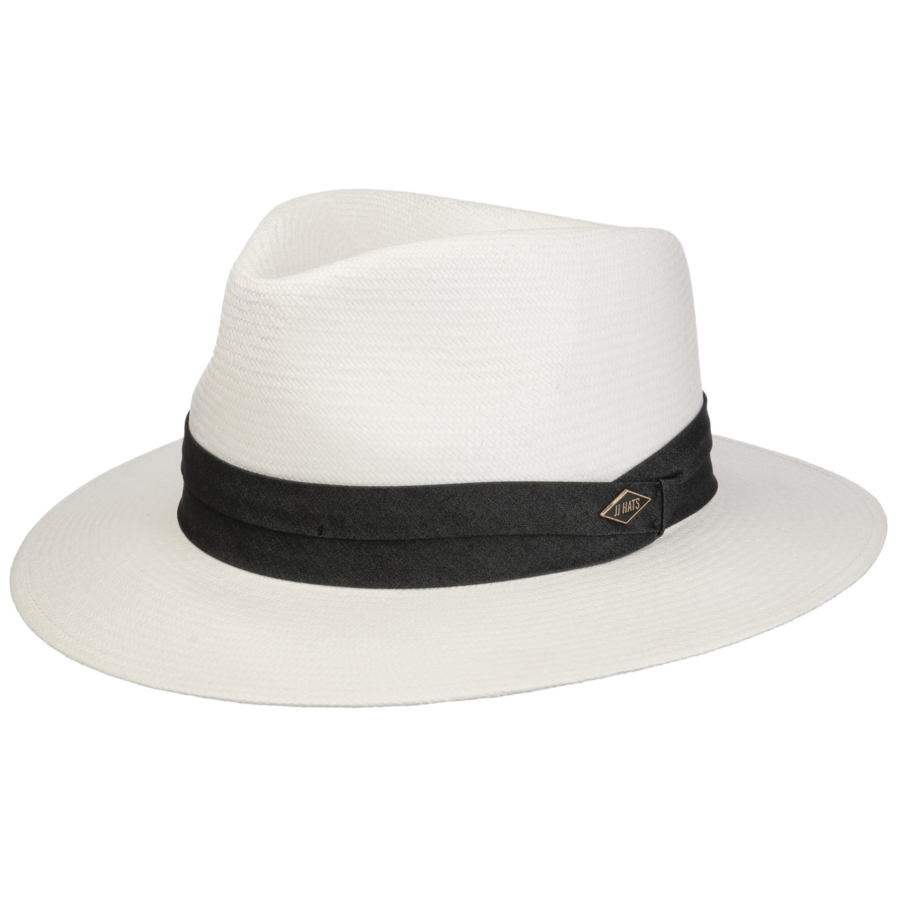 Traveller Panama Bleached Pleated Band 5 - JJ Hat Center ®