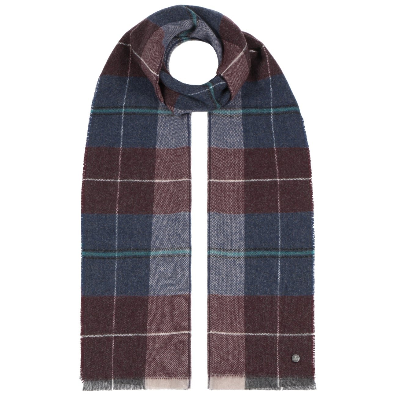 Danverell Check Cashmere Scarf - JJ Hat Center ®