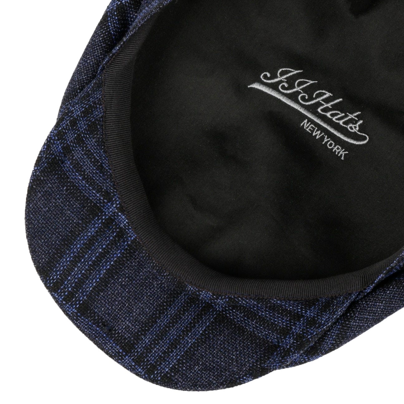 Driver Cap Check Virgin Wool/Silk - JJ Hat Center ®