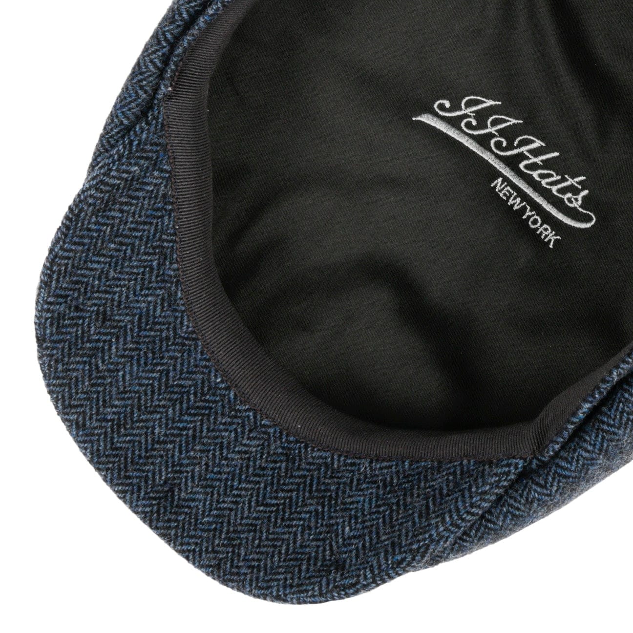 Eight Panel Cap Wool Herringbone - JJ Hat Center ®
