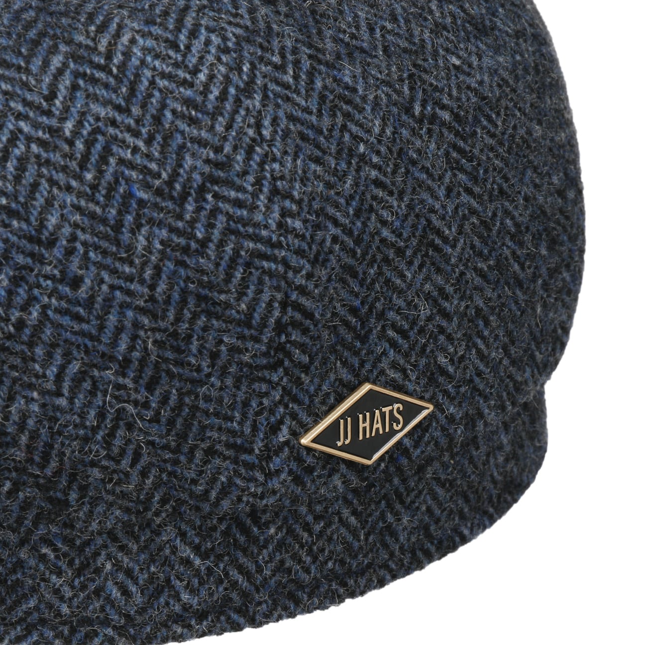 Eight Panel Cap Wool Herringbone - JJ Hat Center ®