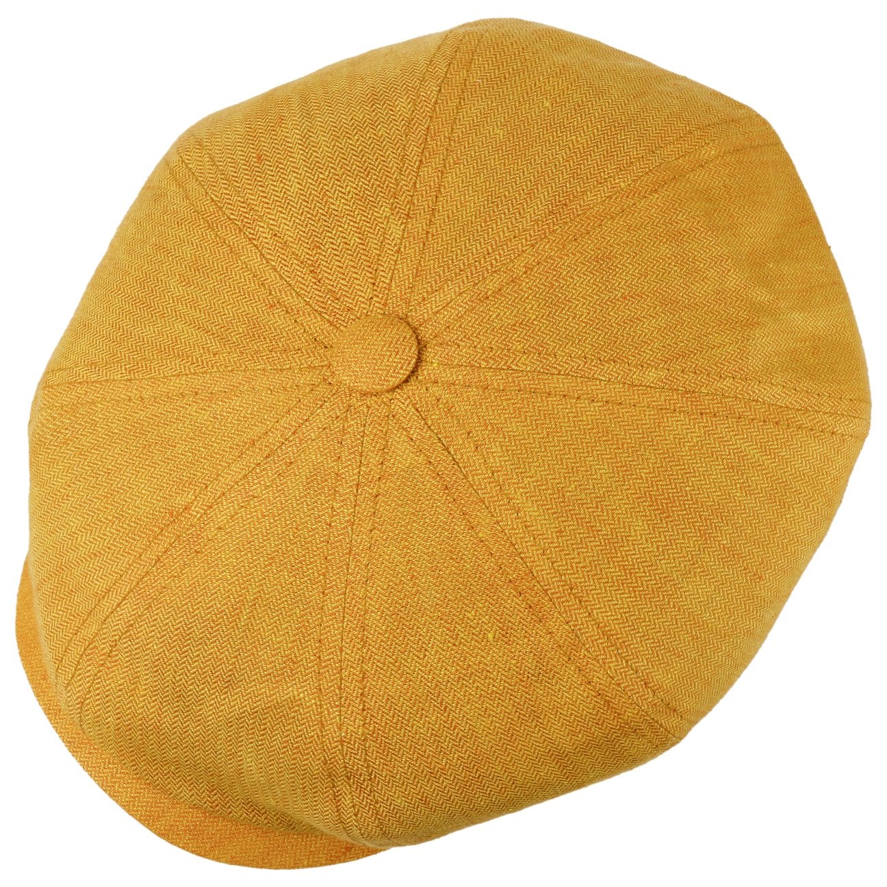 Eight Panel Cap Linen Herringbone - JJ Hat Center ®