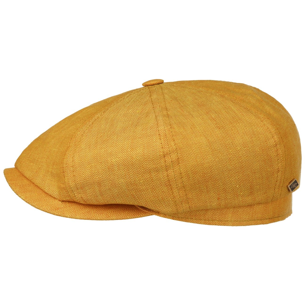 Eight Panel Cap Linen Herringbone - JJ Hat Center ®