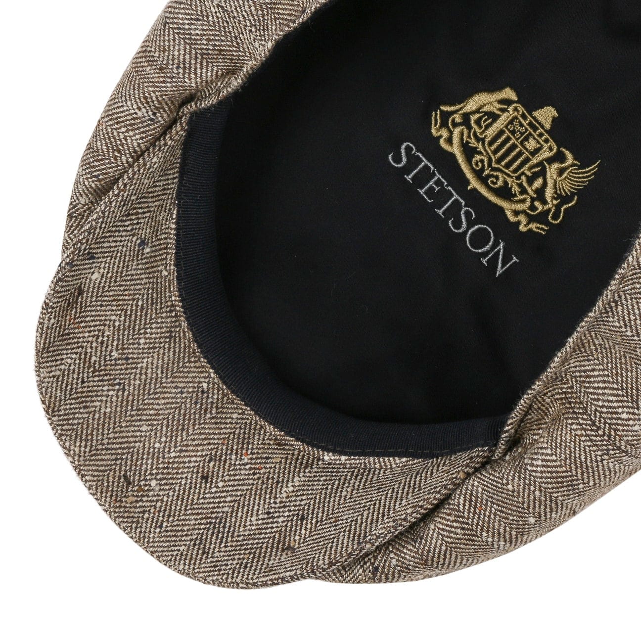 Lanfield Herringbone News Boy Cap - JJ Hat Center ®