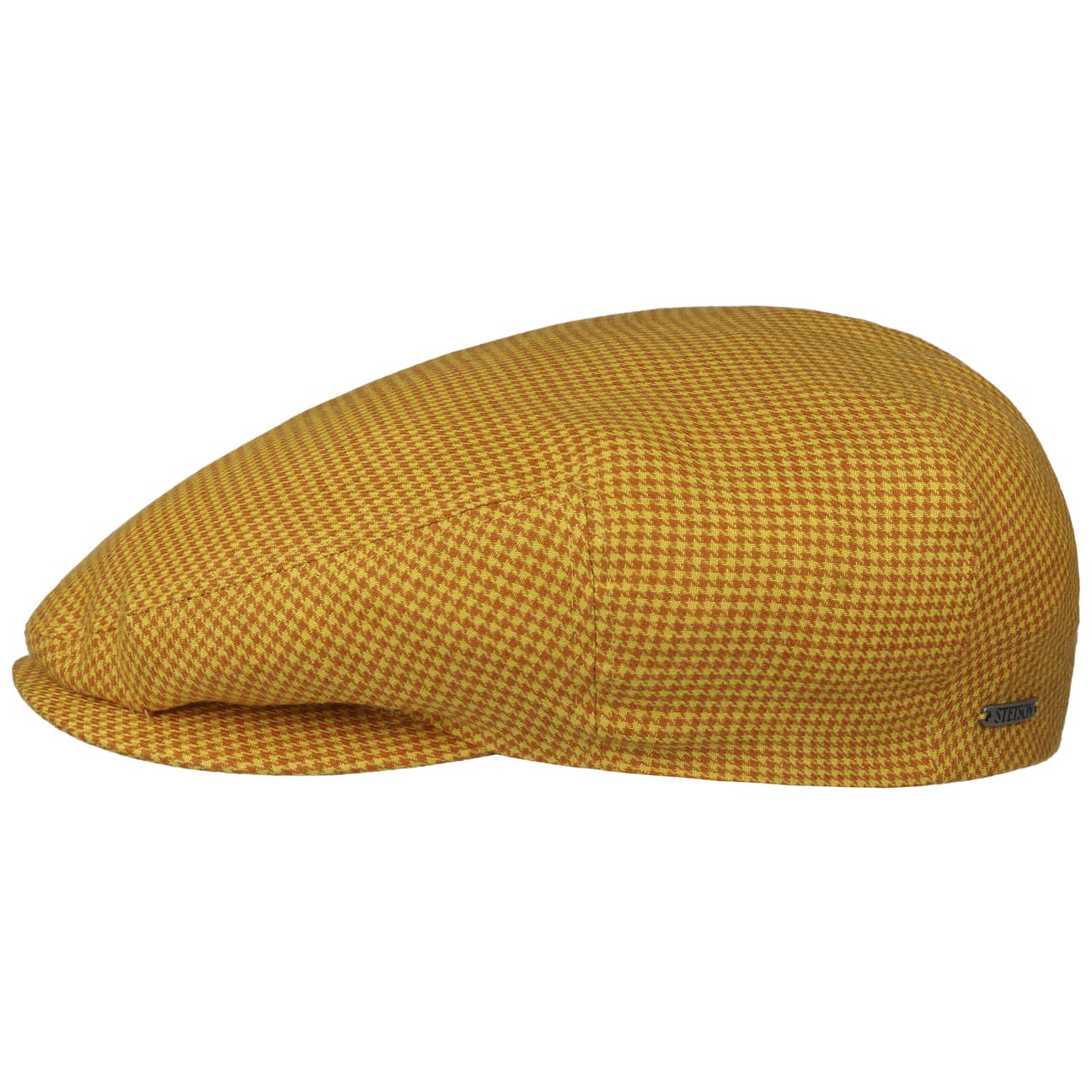 Kent Houndstooth Golf Flat Cap - JJ Hat Center ®
