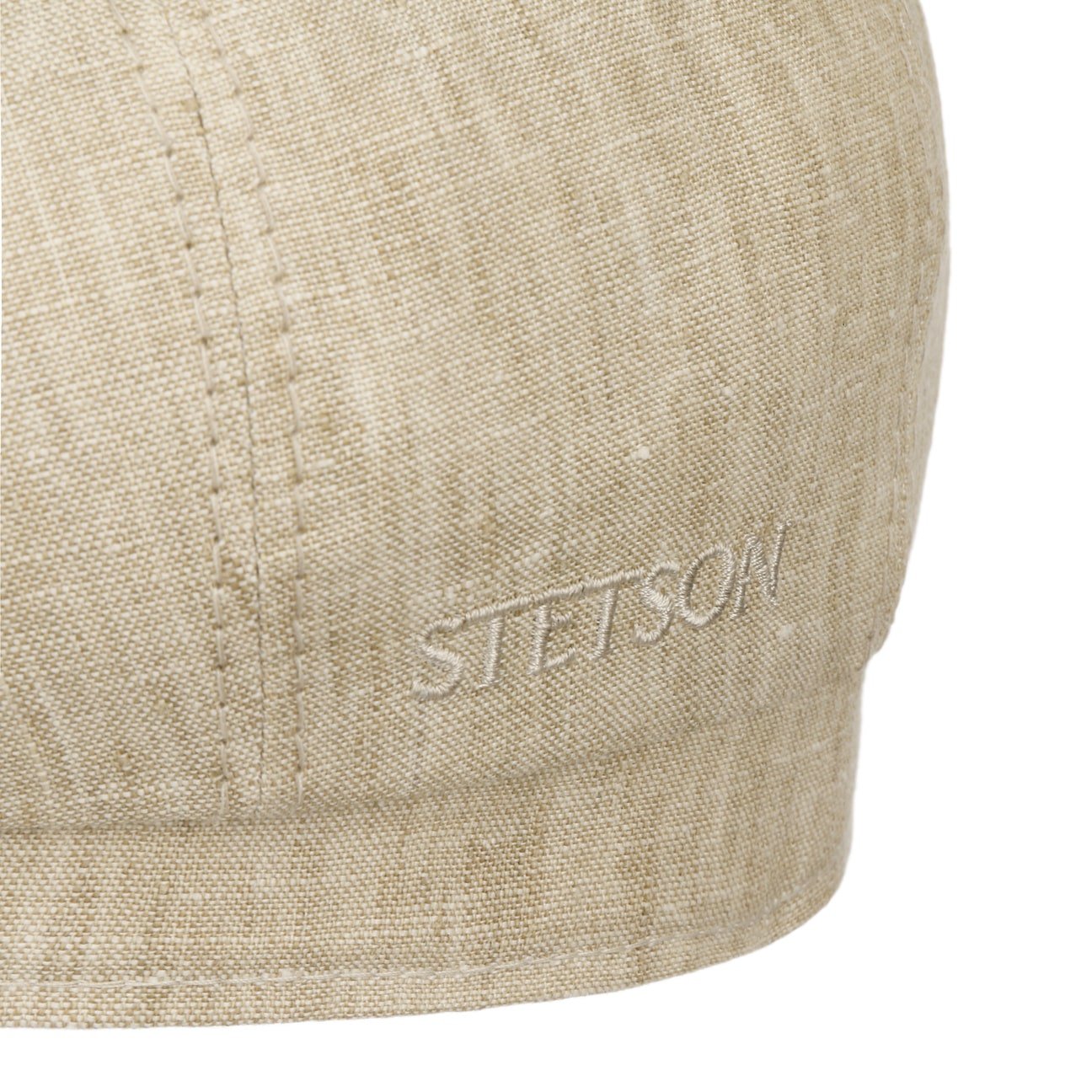Bricksford 8 Panel Linen Flat Cap - JJ Hat Center ®