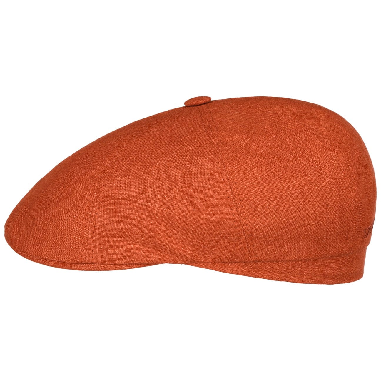 Bricksford 8 Panel Linen Flat Cap - JJ Hat Center ®