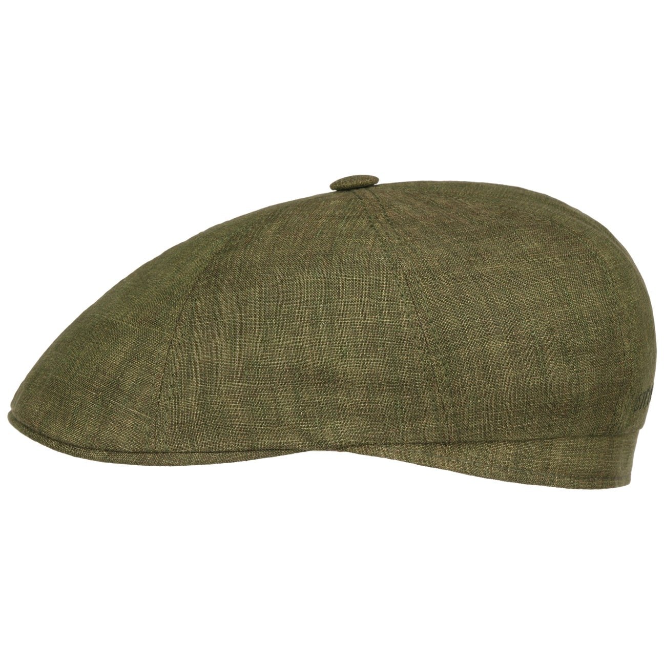 Bricksford 8 Panel Linen Flat Cap - JJ Hat Center ®