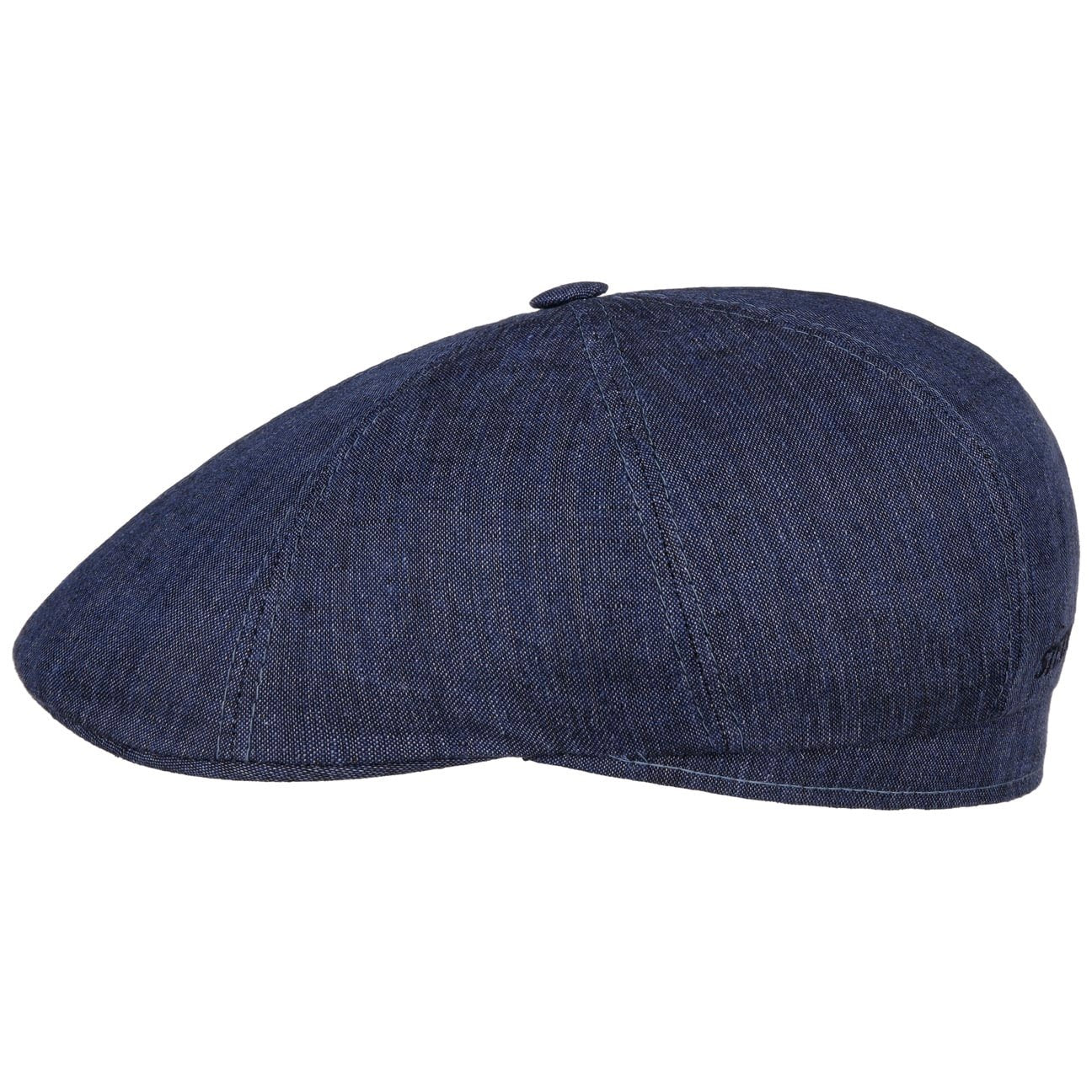 Bricksford 8 Panel Linen Flat Cap - JJ Hat Center ®