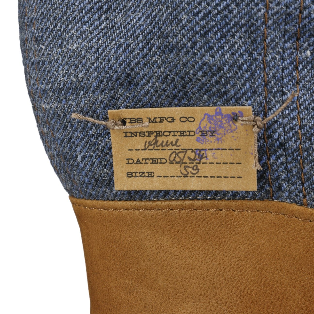 Linen Aviator Helmet with Leather - JJ Hat Center ®