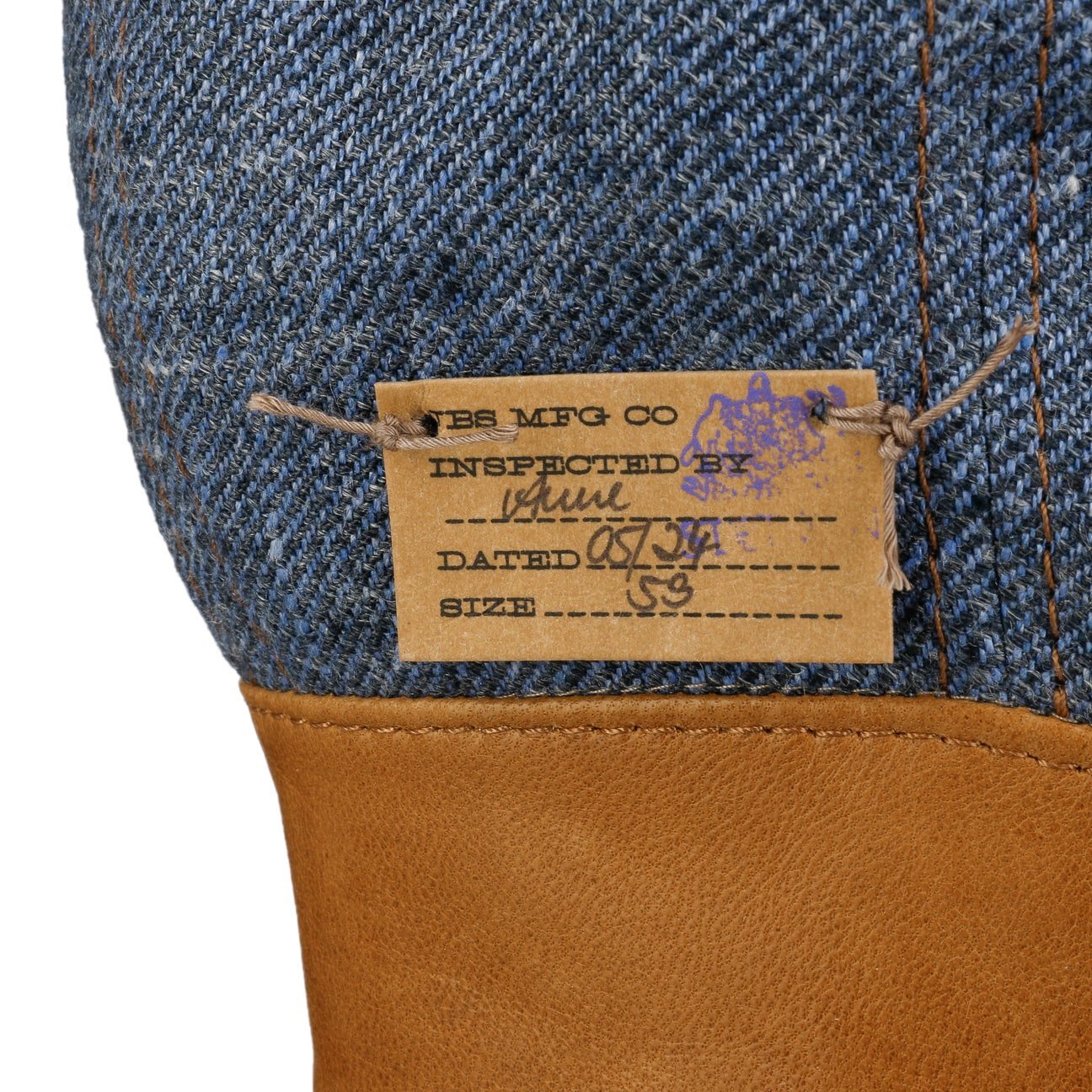 Linen Aviator Helmet with Leather - JJ Hat Center ®