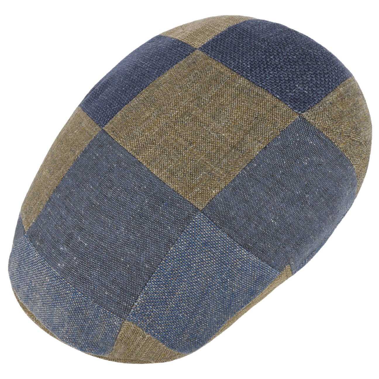 Patchwork Driver Flat Cap by Lierys - JJ Hat Center ®