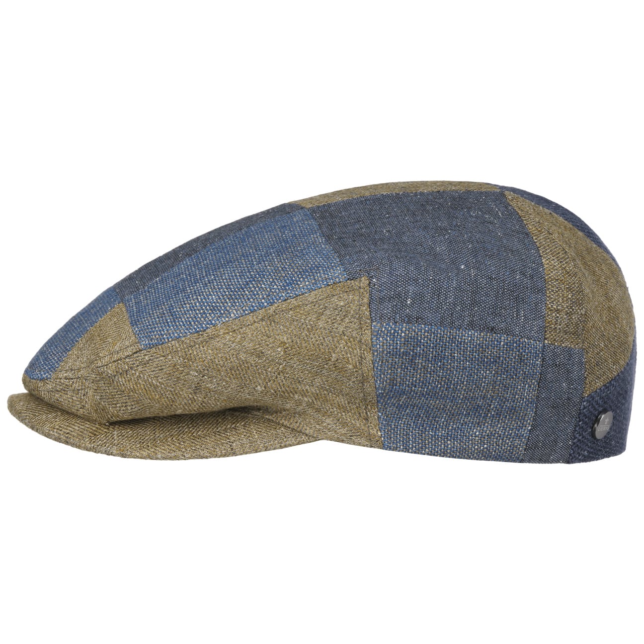 Patchwork Driver Flat Cap by Lierys - JJ Hat Center ®