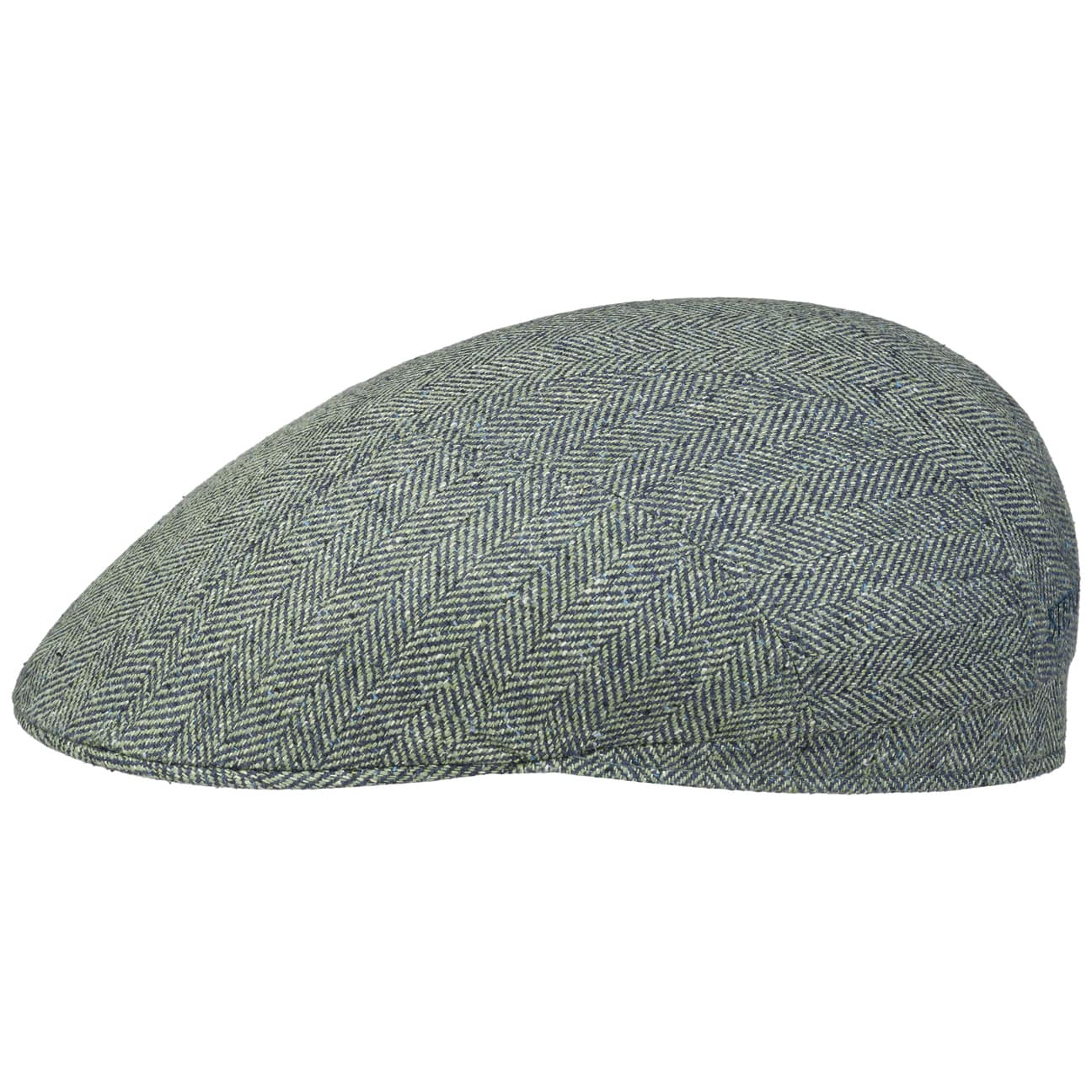 Herringbone UV Silk Driver Flat Cap - JJ Hat Center ®