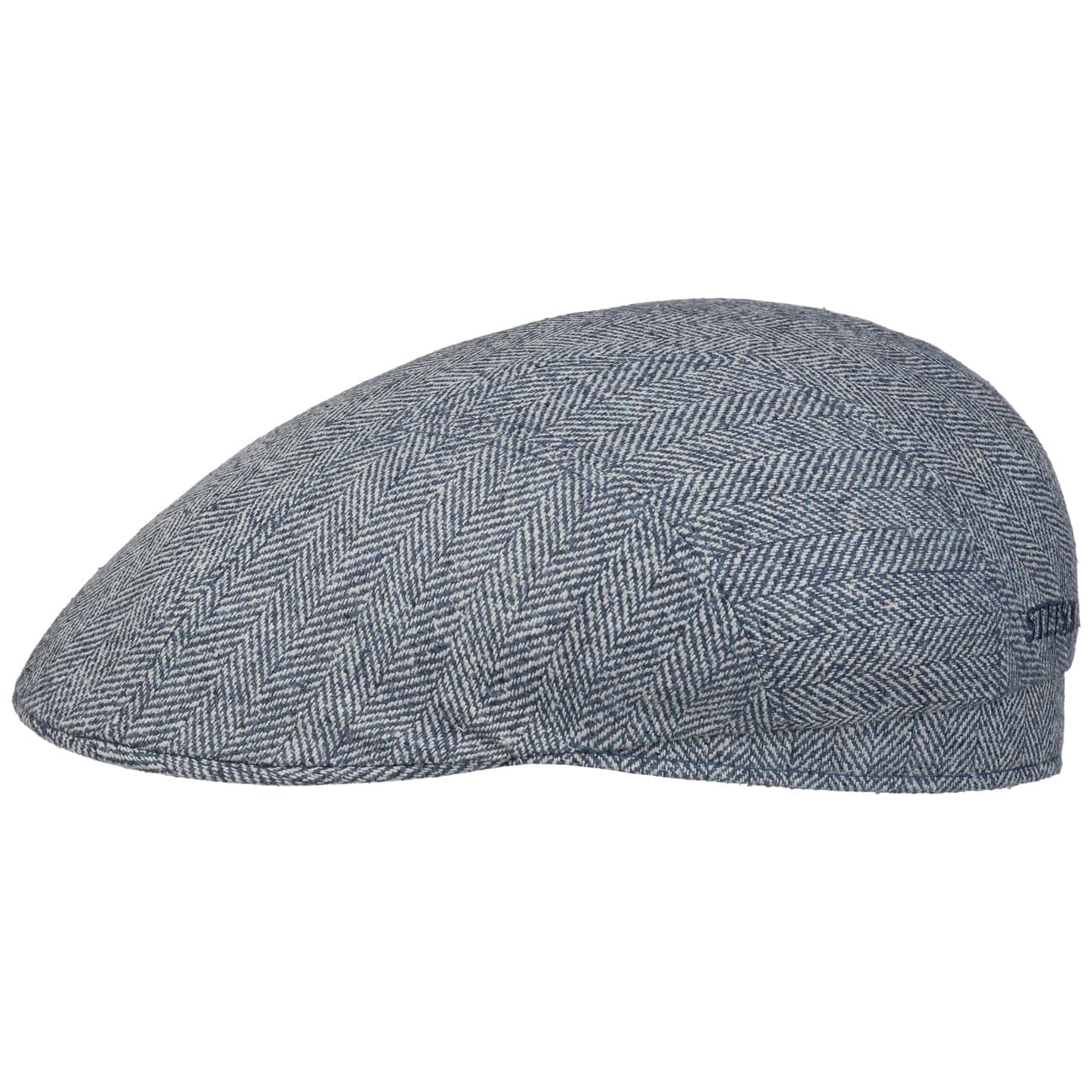 Herringbone UV Silk Driver Flat Cap - JJ Hat Center ®