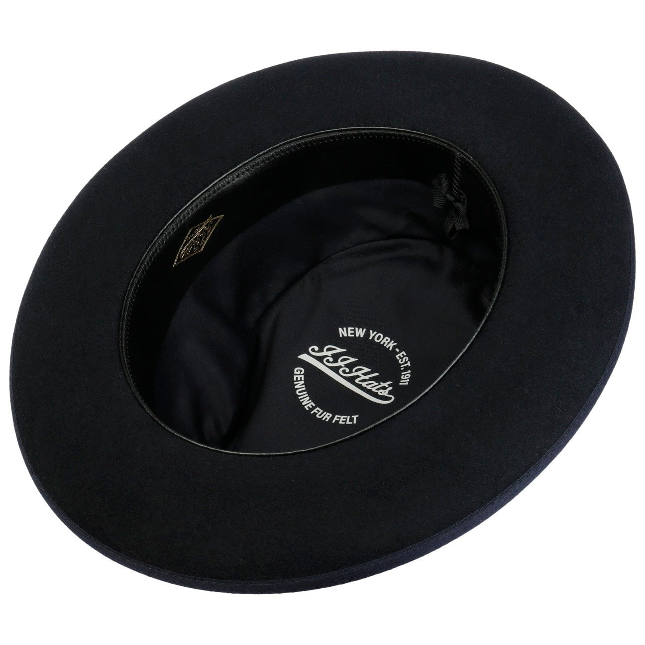 Banded edge Fedora Furfelt - JJ Hat Center ®