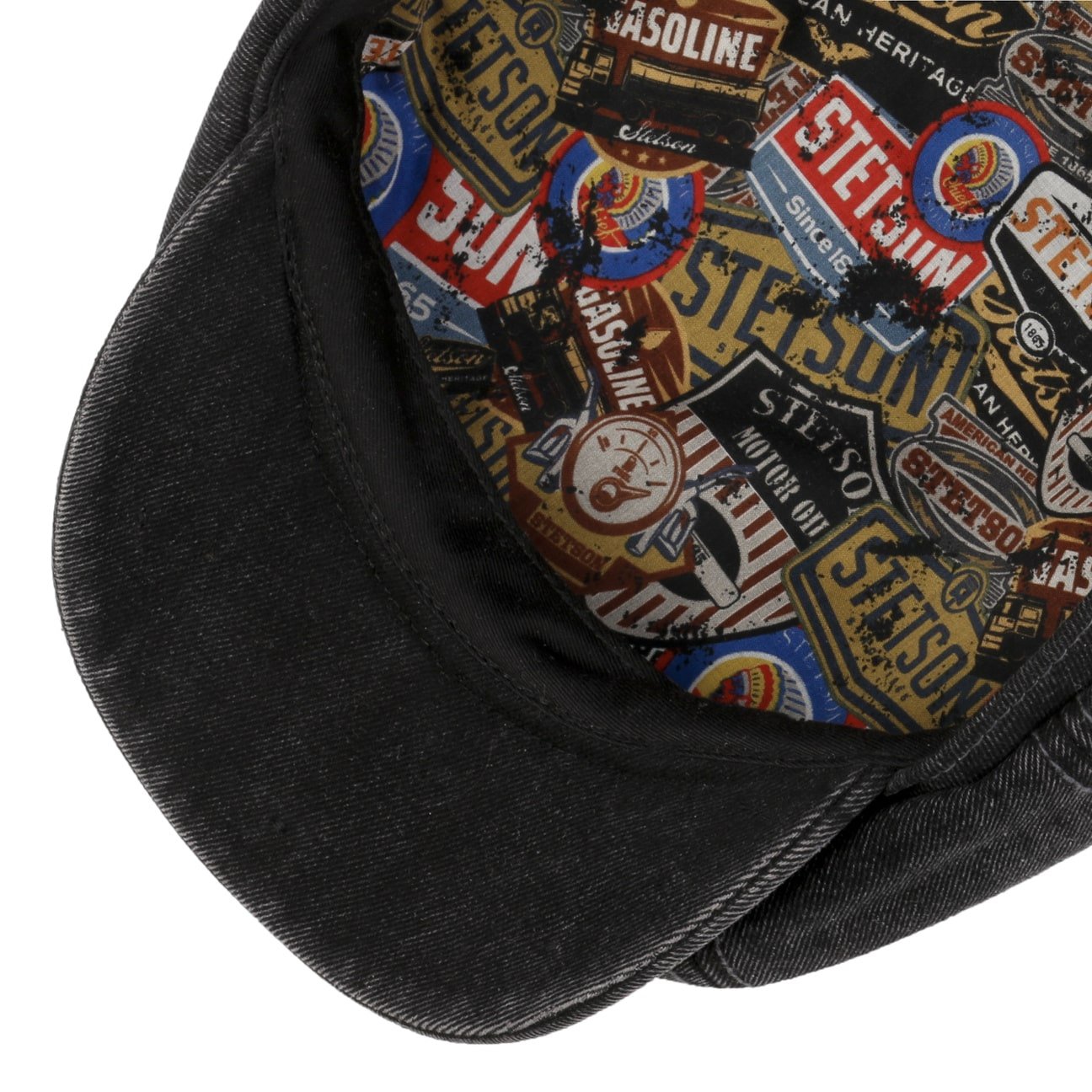 Hatteras Denim Garage Flat Cap - JJ Hat Center ®