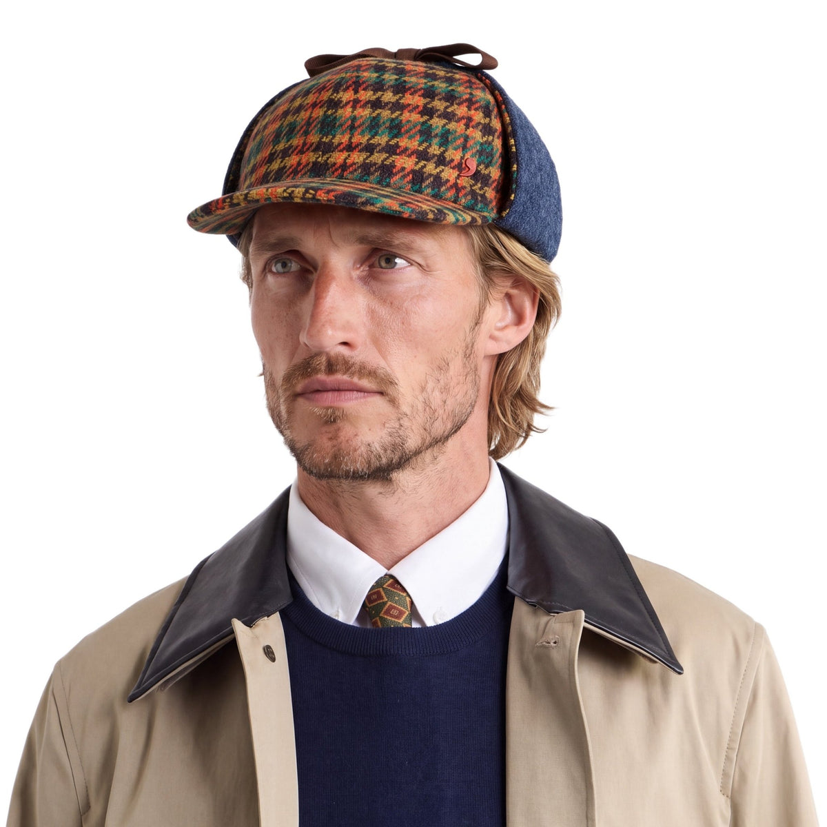 Houndstooth Deerstalker Cap - JJ Hat Center ®