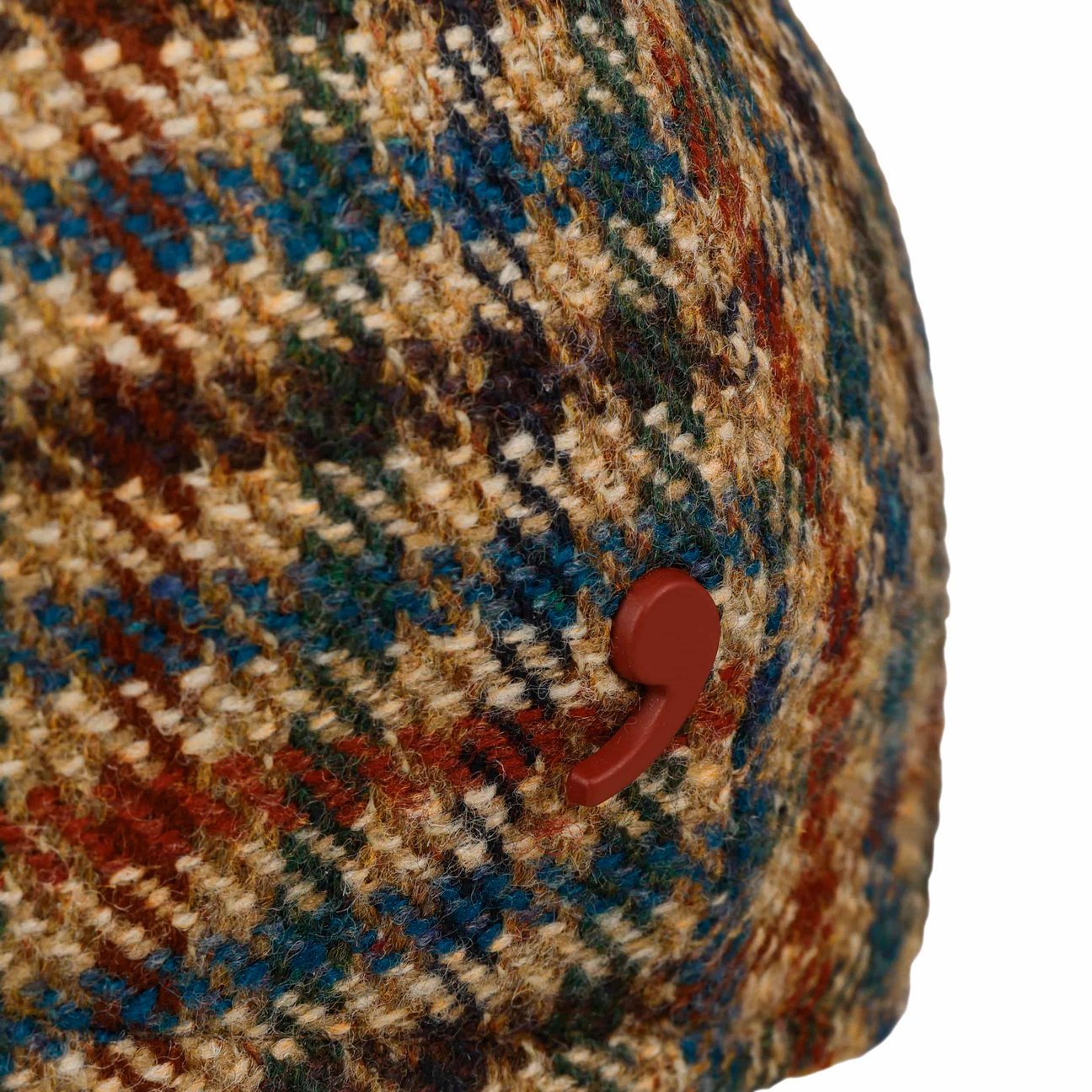 Fine Check Wool Flat Cap - JJ Hat Center ®