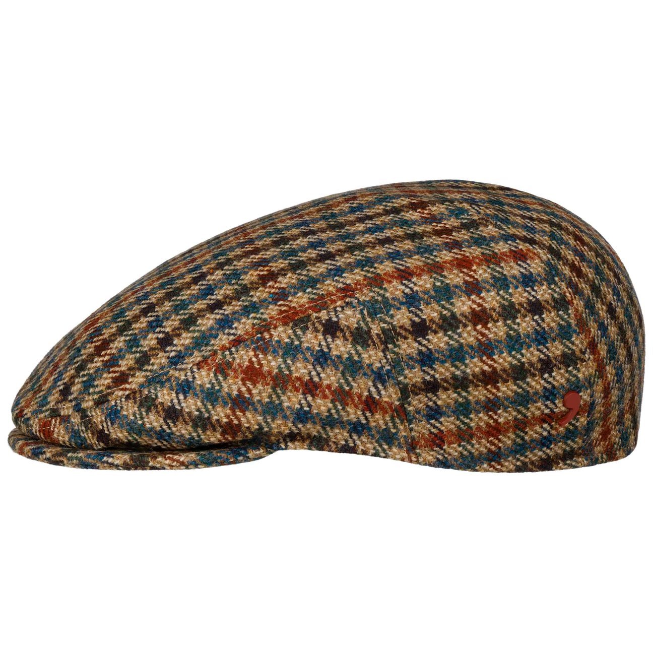 Fine Check Wool Flat Cap - JJ Hat Center ®