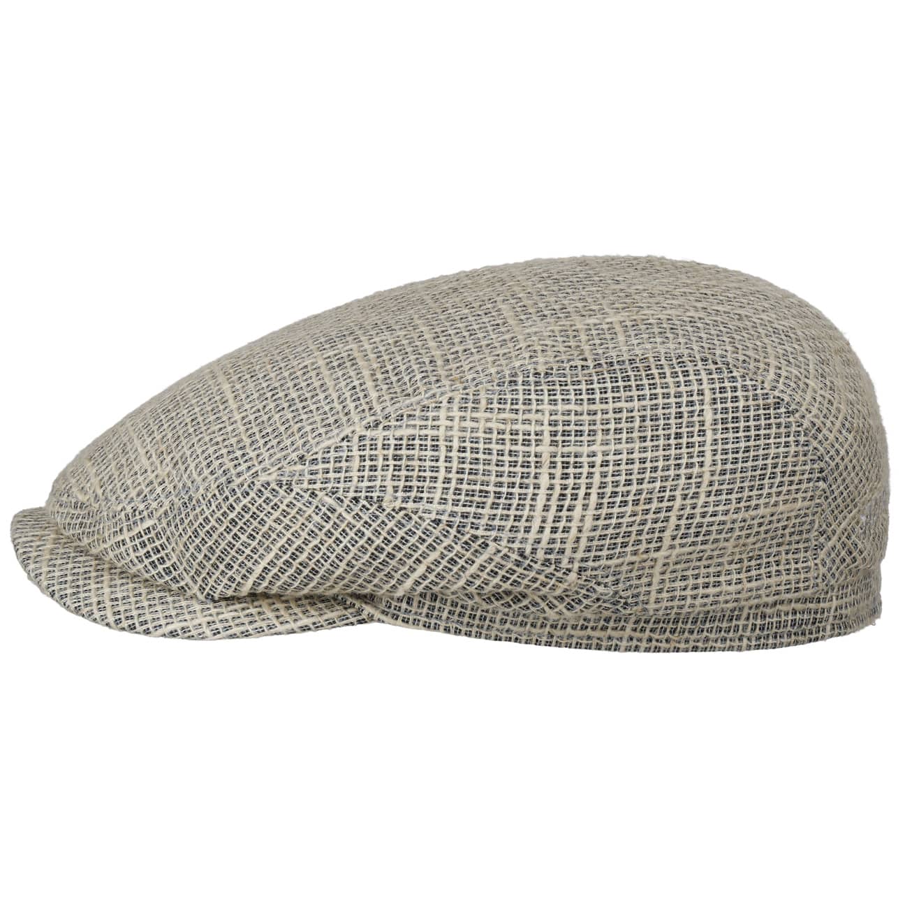 Sustainable Linen Mix Driver Flat Cap - JJ Hat Center ®