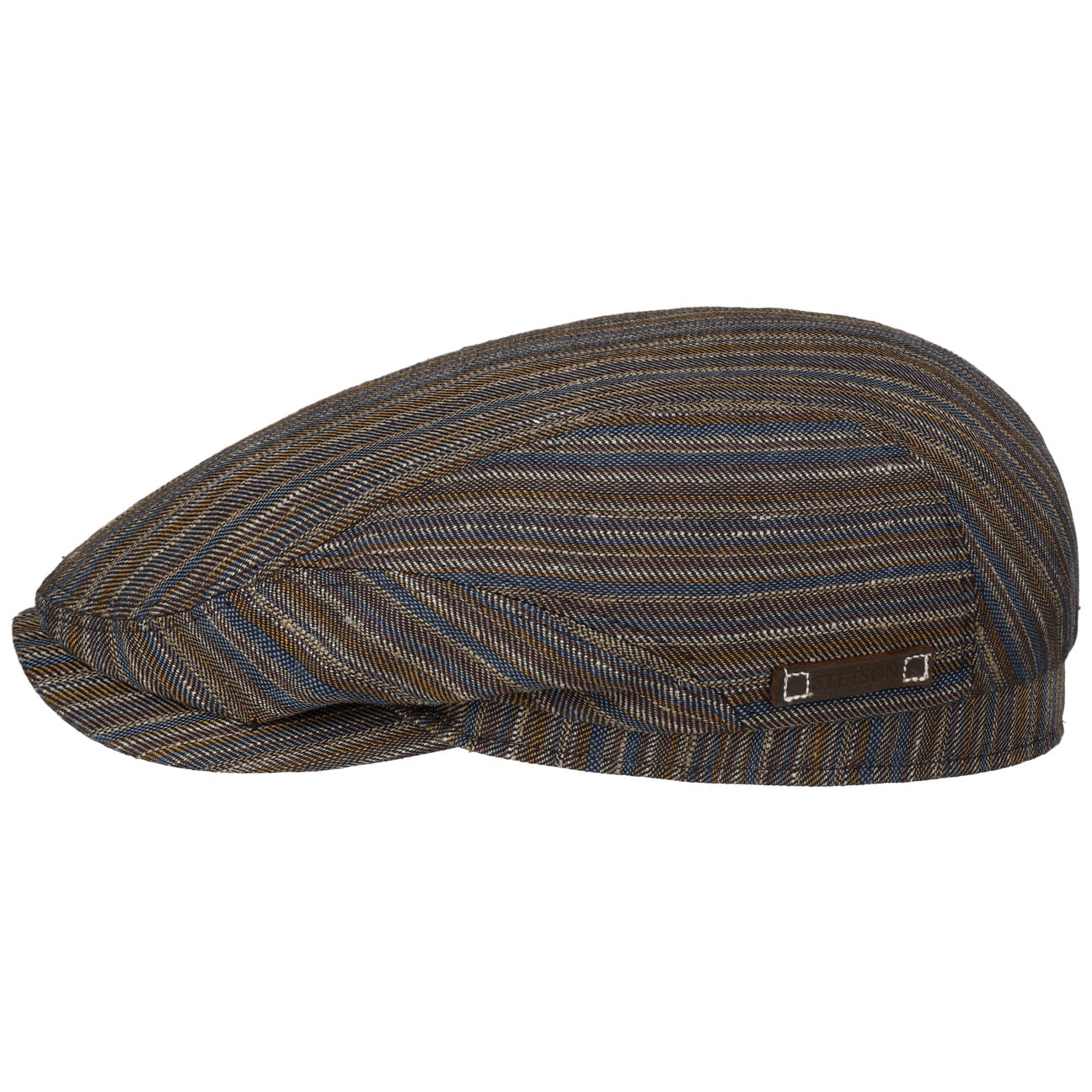 Stripe Barista Driver Flat Cap - JJ Hat Center ®