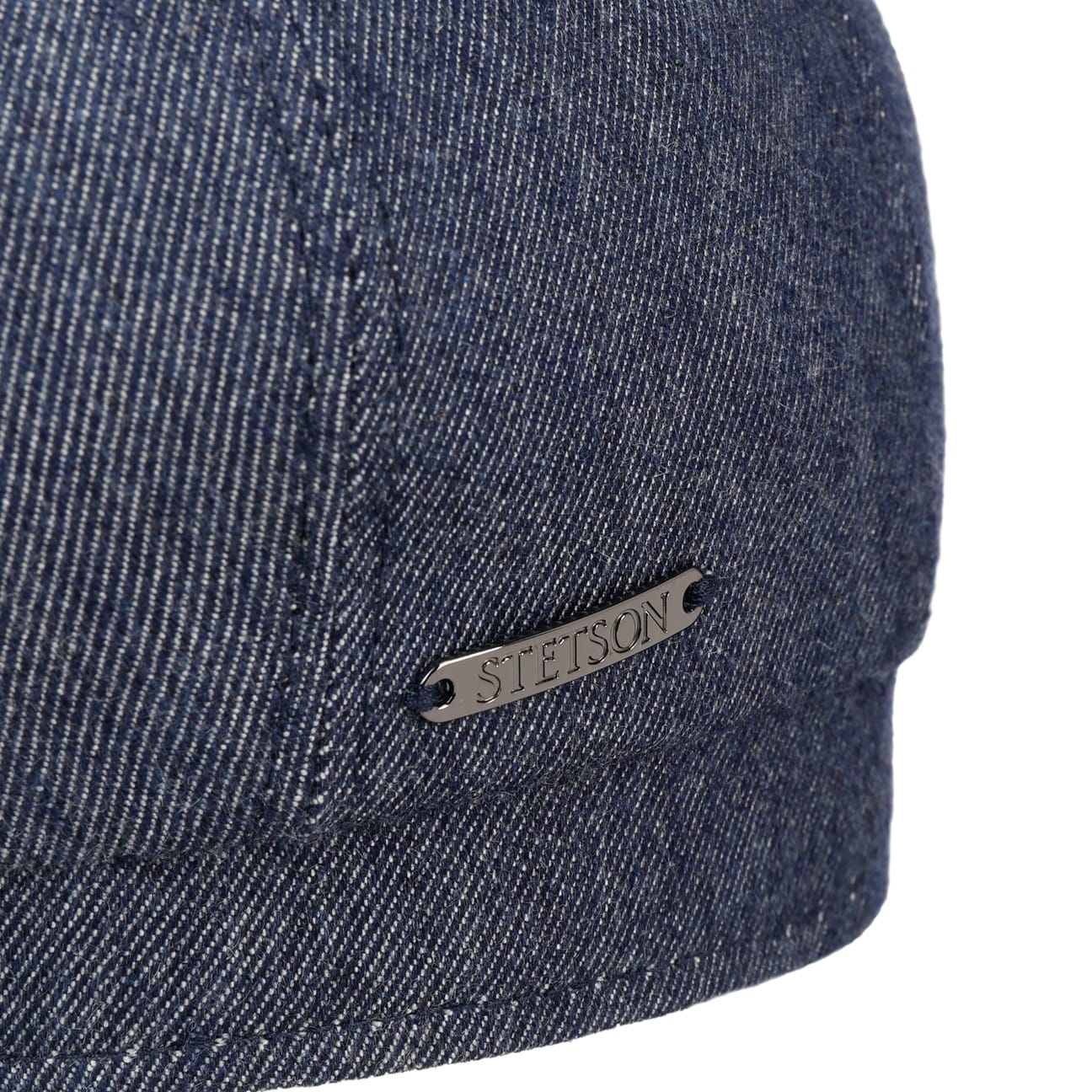 Hatteras Denim Cashmere Flat Cap - JJ Hat Center ®
