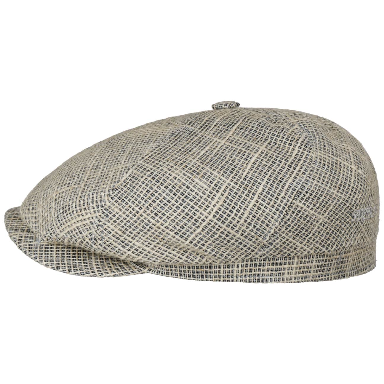 Sustainable Linen Mix 6 Panel Flat Cap - JJ Hat Center ®