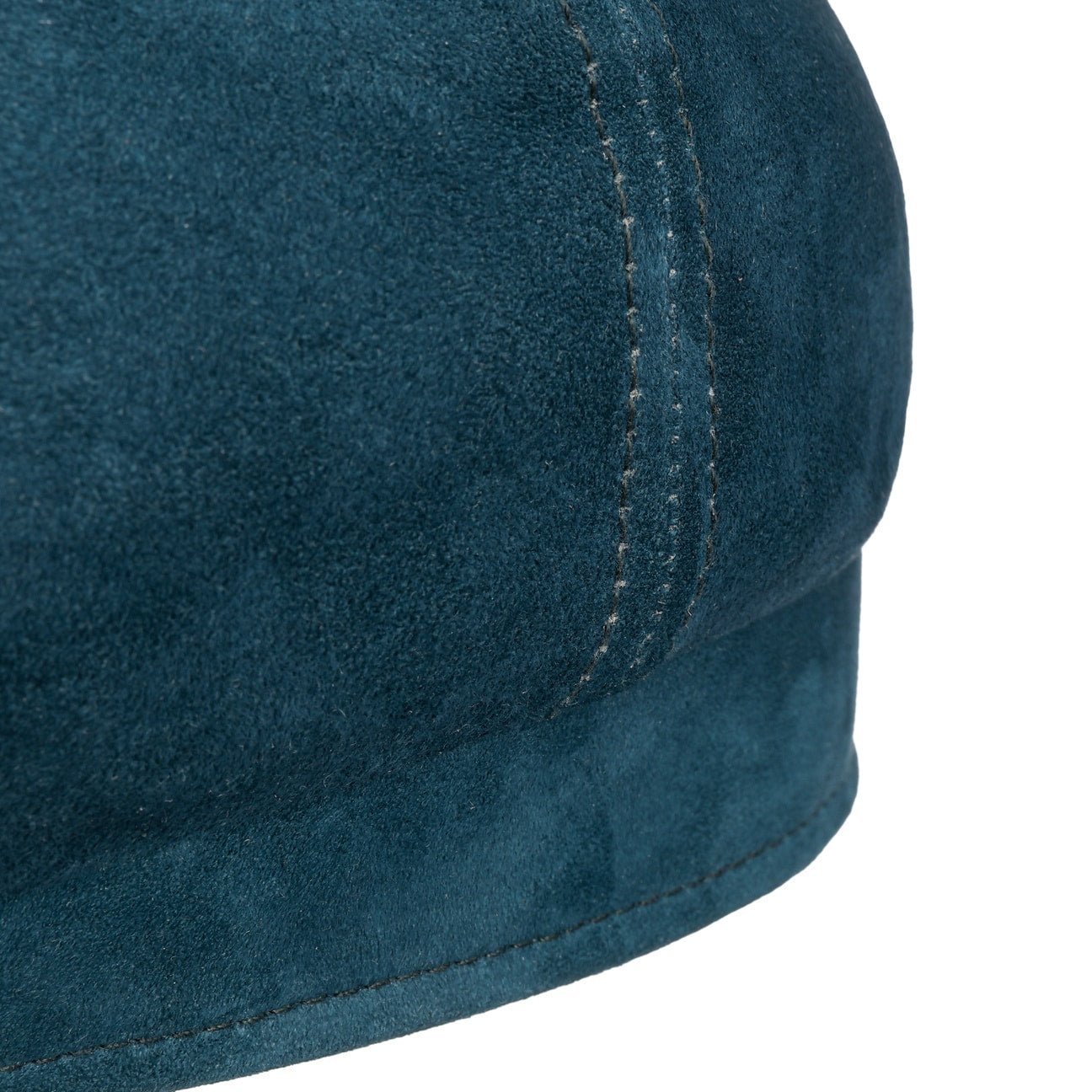 Hatteras Denim Leather Flat Cap - JJ Hat Center ®