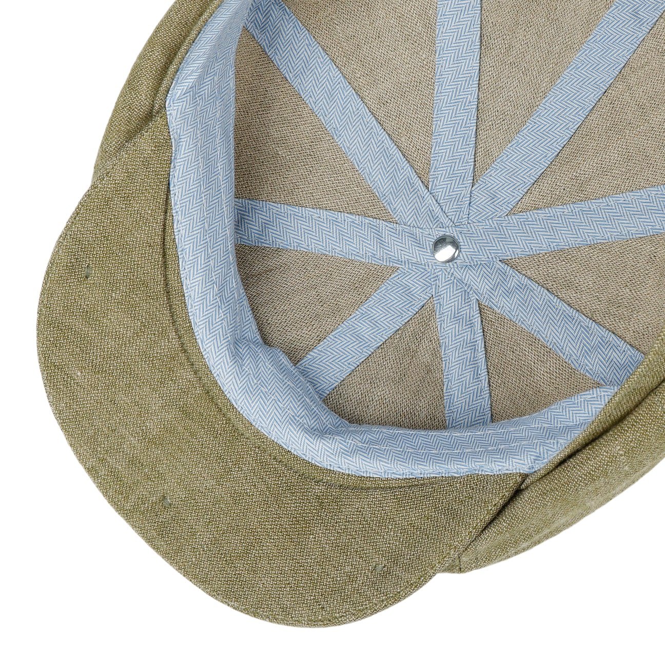 Hatteras 8 Panel Linen Flat Cap - JJ Hat Center ®