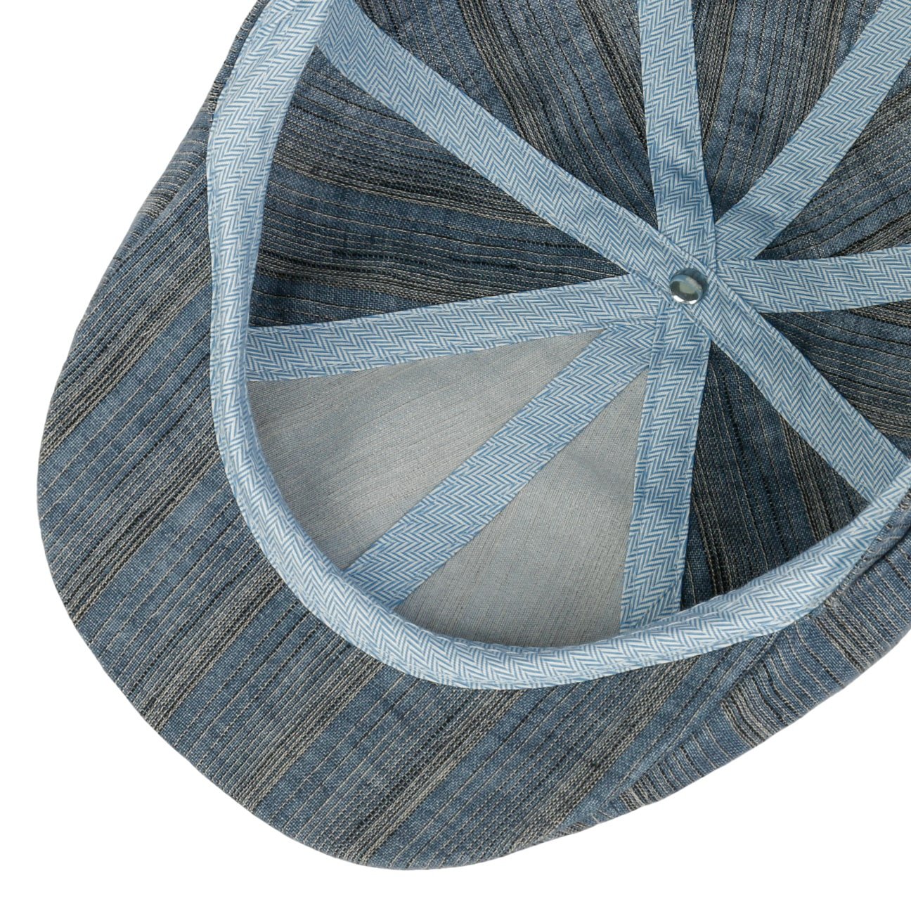 Tesrick Stripe Linen Flat Cap - JJ Hat Center ®