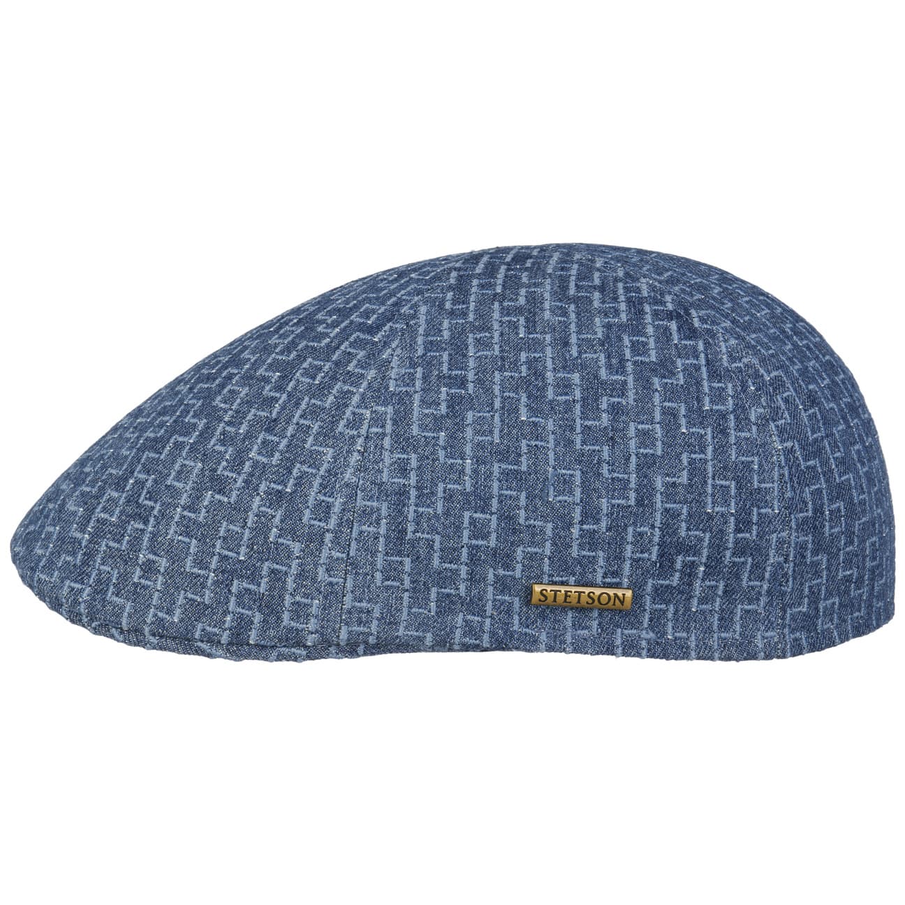 Texas Embroidered Denim Flat Cap - JJ Hat Center ®