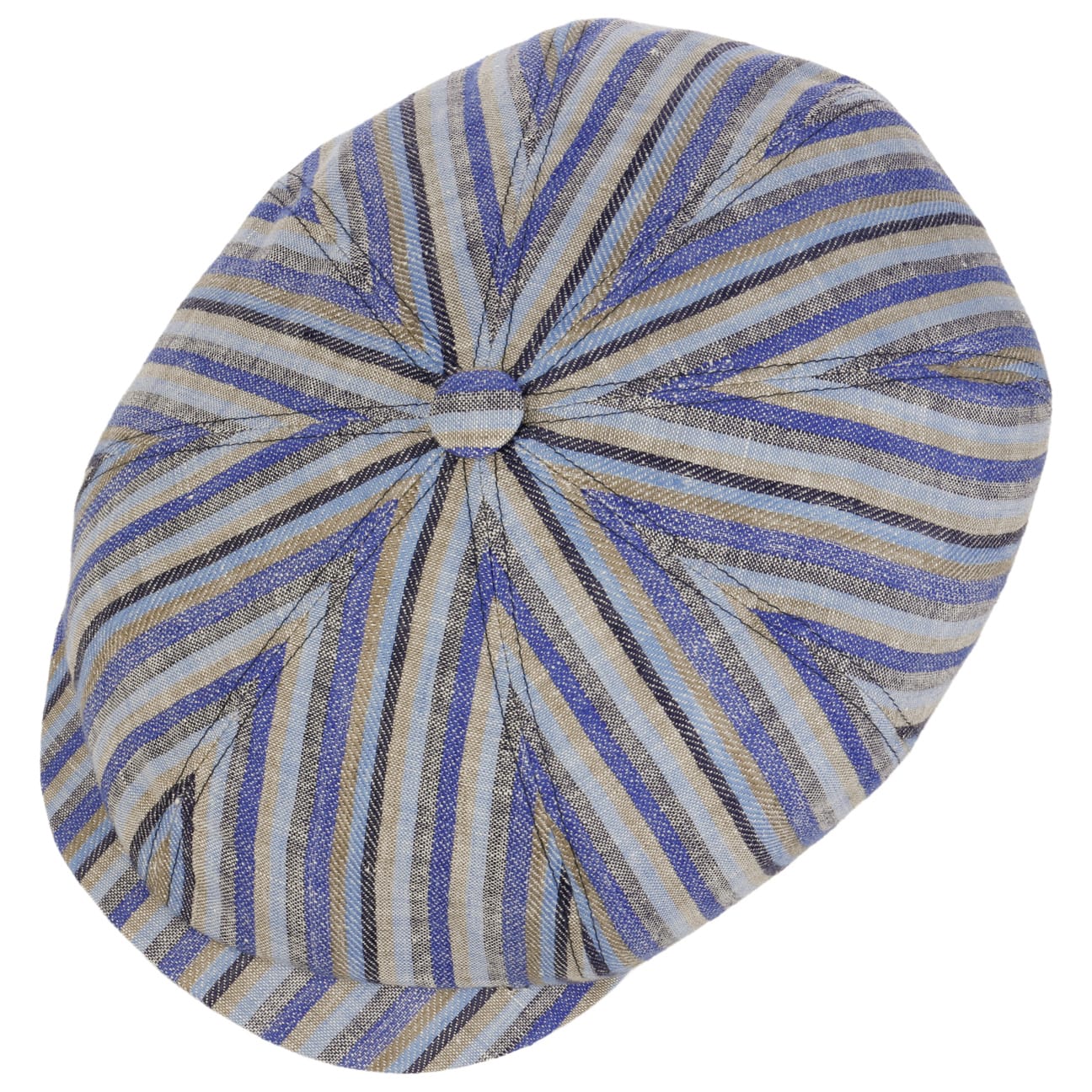 Hatteras Docado Stripe Flat Cap - JJ Hat Center ®