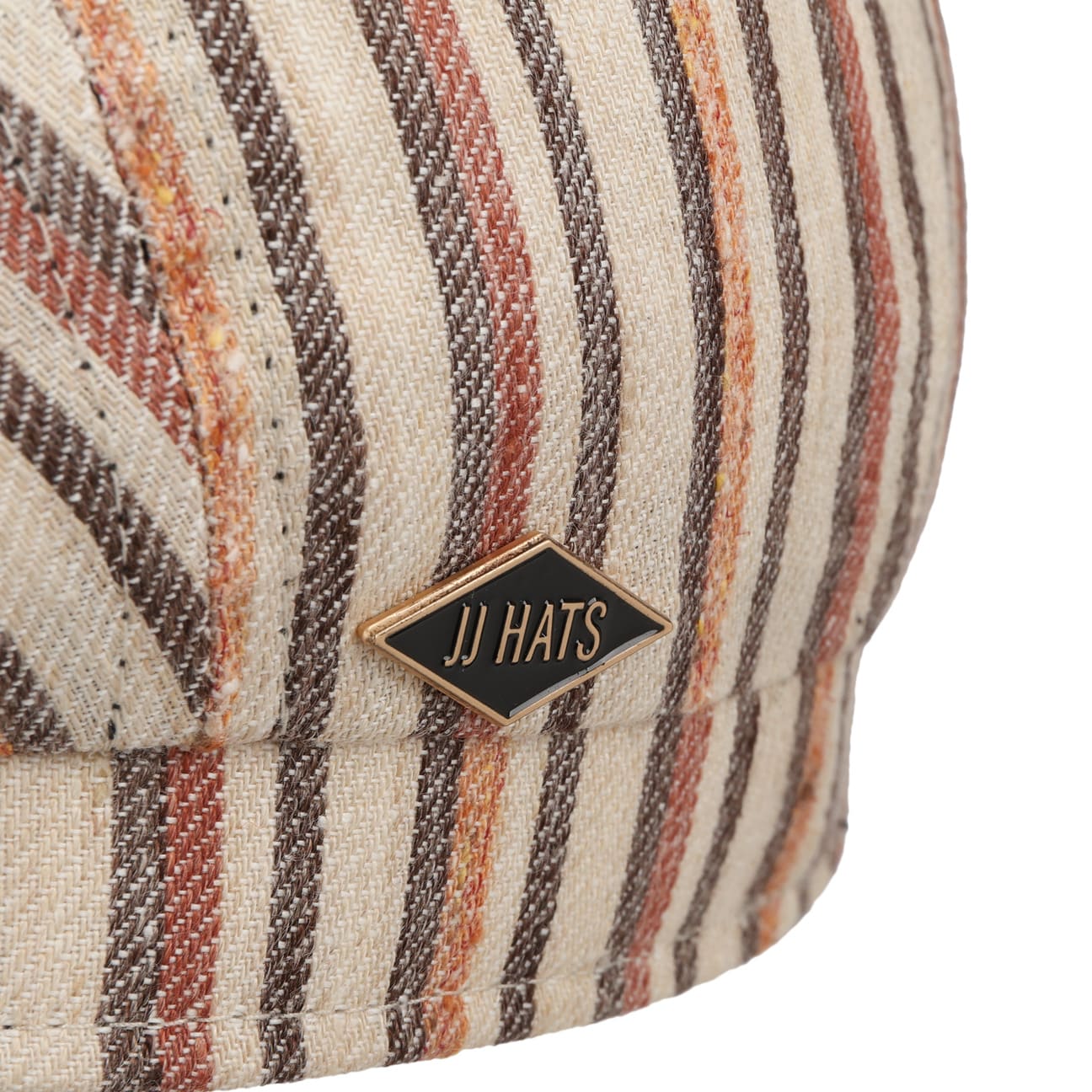 Tenscott 8 Panel Linen Flat Cap - JJ Hat Center ®