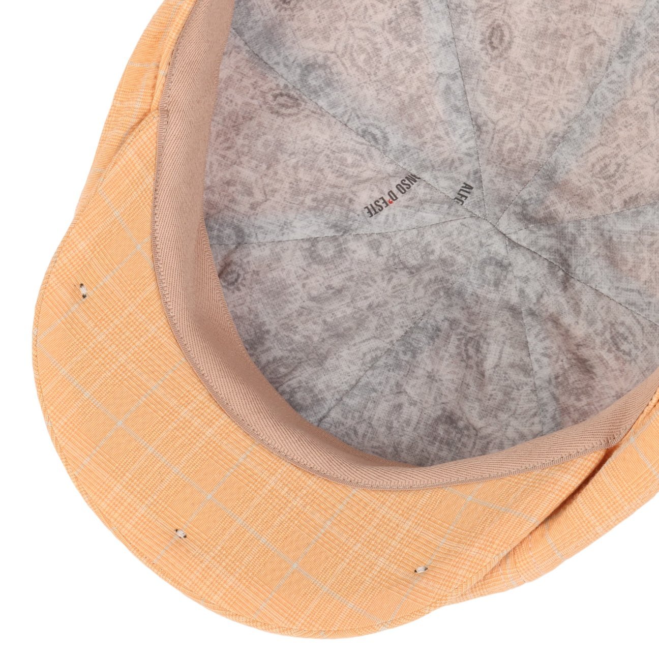 Napoli Seersucker Flat Cap - JJ Hat Center ®