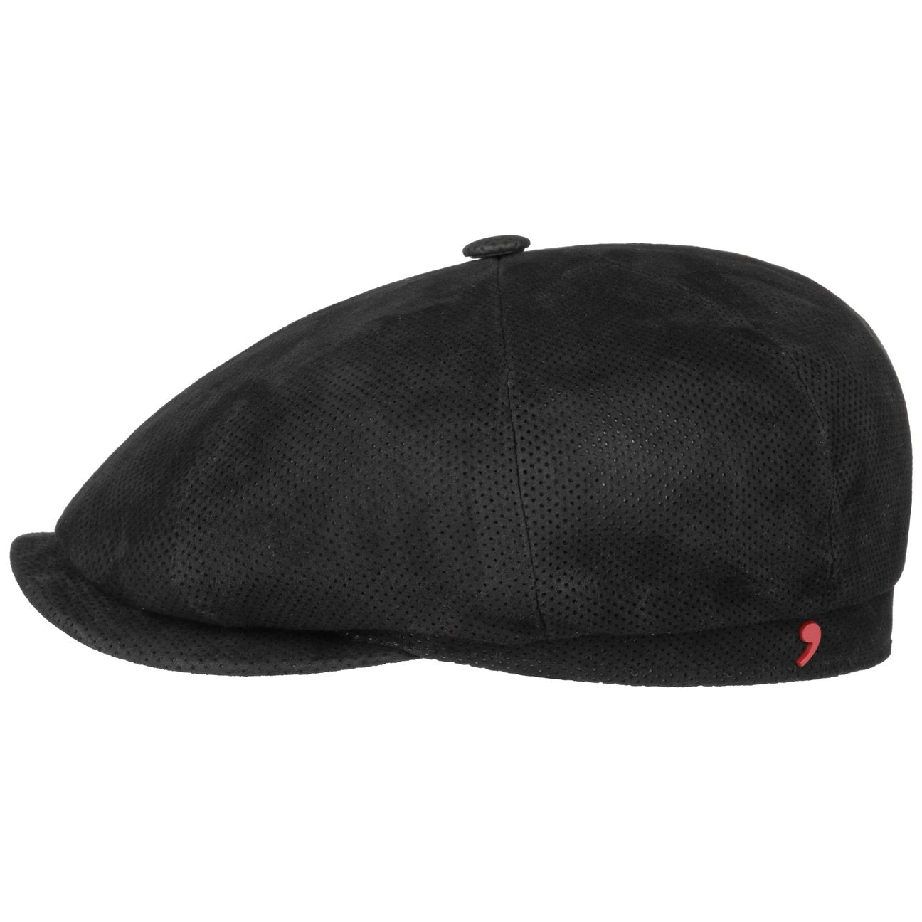 Kyoto Perf Leather Flat Cap - JJ Hat Center ®